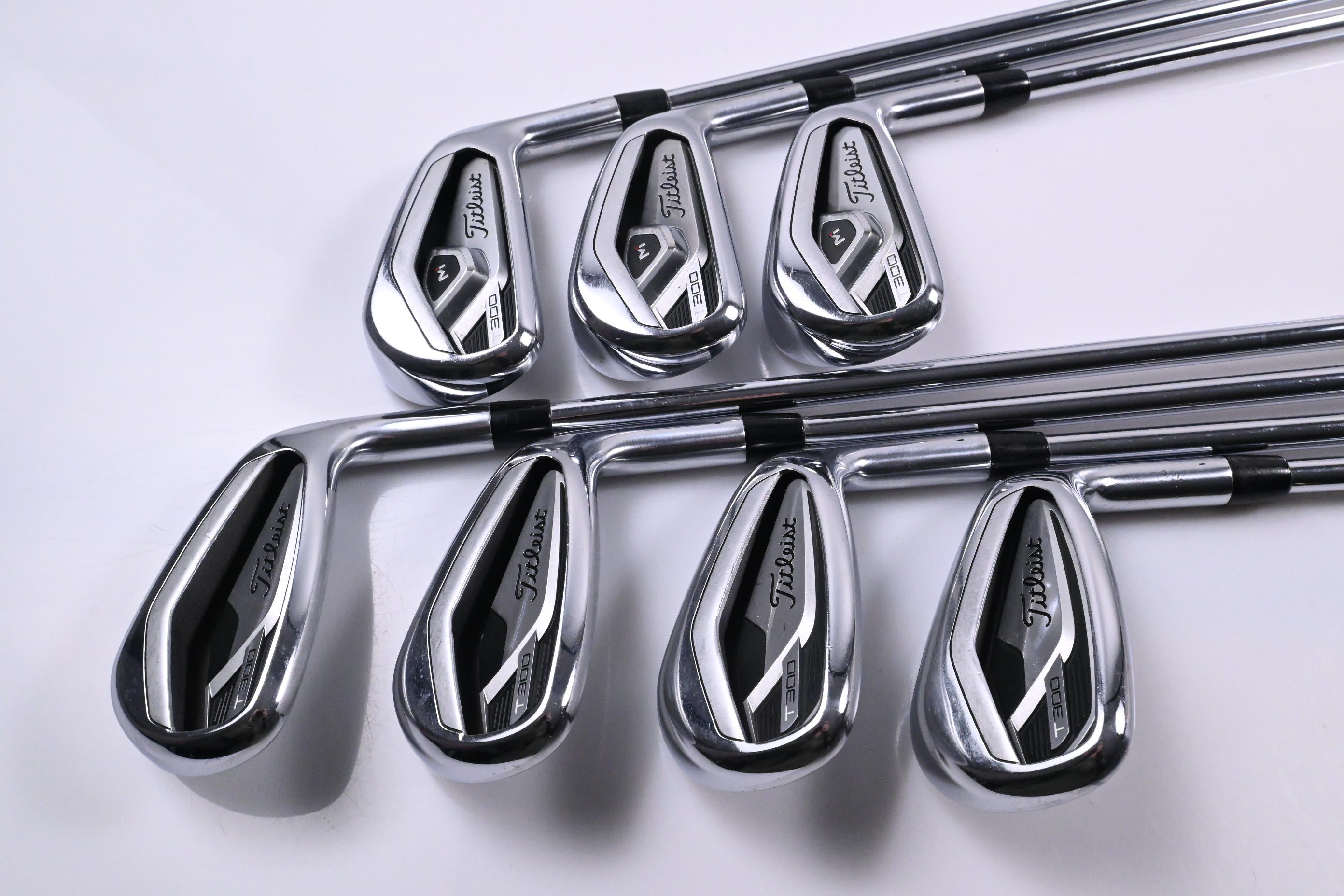 Titleist T300 2021 Irons / 5-PW+48° / Regular Flex AMT Red R300 Shafts