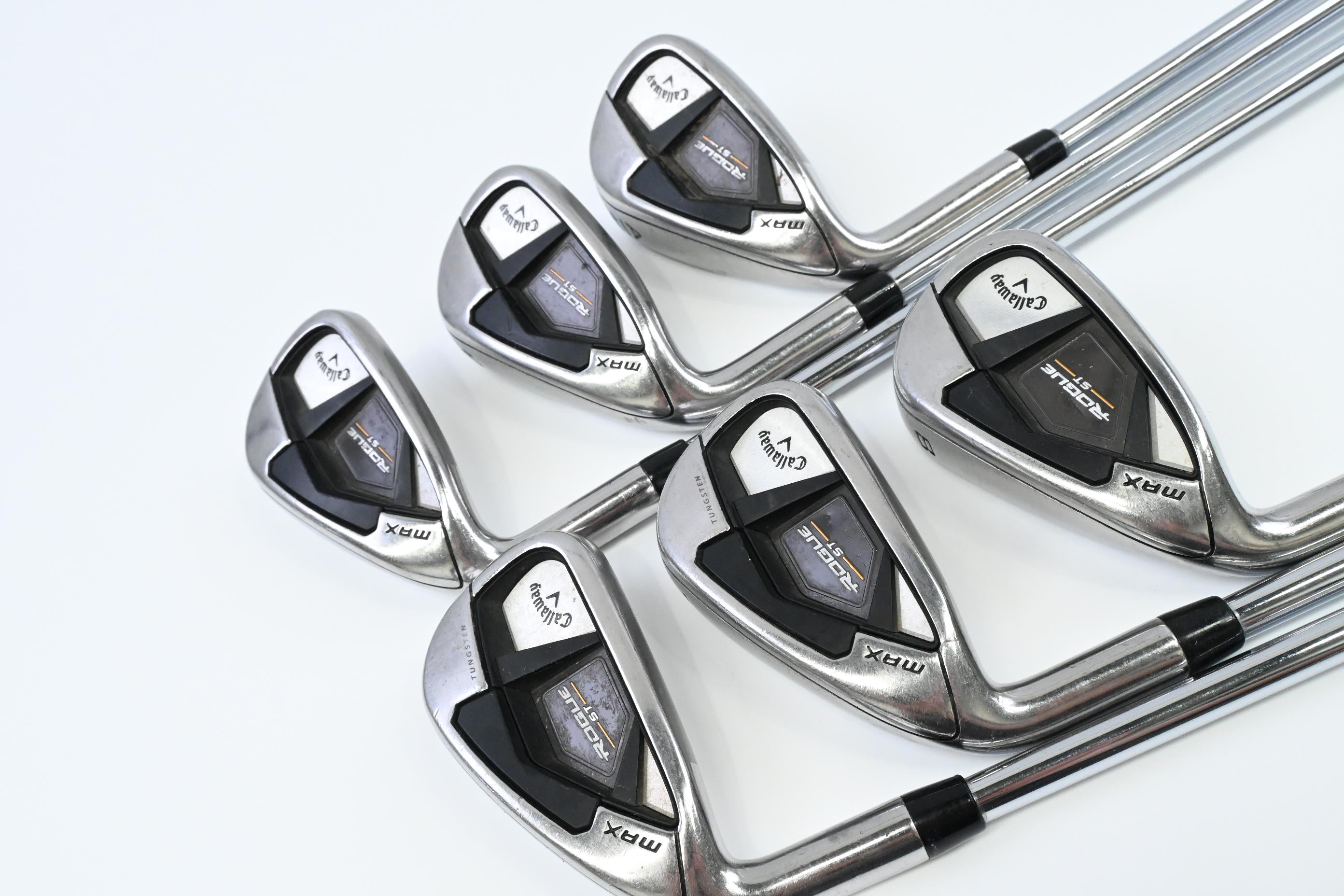 Left Hand Callaway Rogue ST Max Irons / 6-PW+AW / Regular Flex Elevate MPH 95