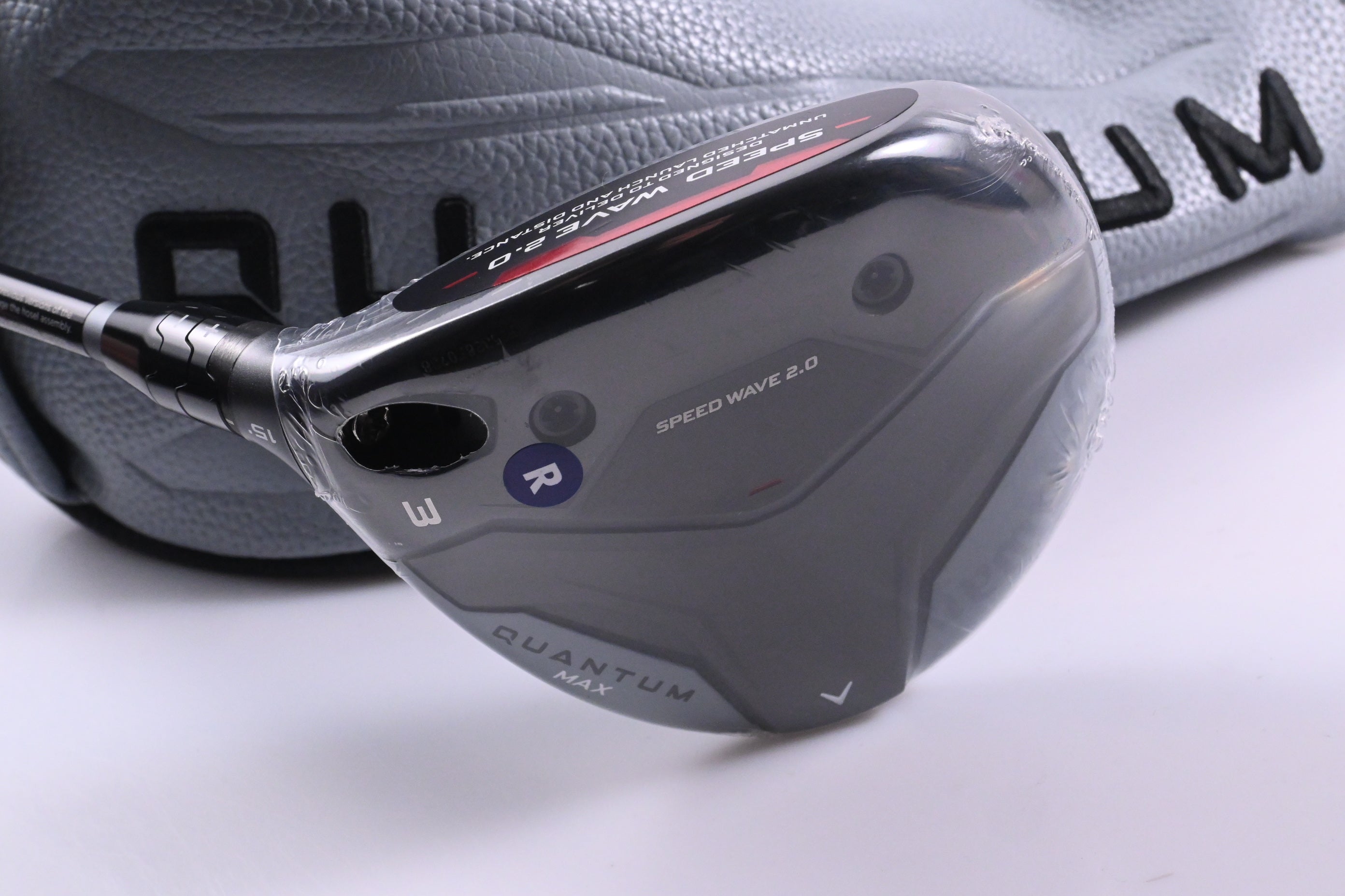 Left Hand Callaway Quantum Max #3 Wood / 15 Degree / Regular Flex Denali Silver