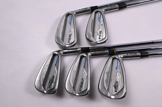 Ping i-Series E1 Irons / 4-8i / Blue Dot / Stiff Flex Ping CFS Distance Shafts