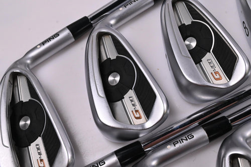 Ping G400 Irons / 5-PW+GW+SW / White Dot / Regular Flex Ping AWT 2.0 Shafts