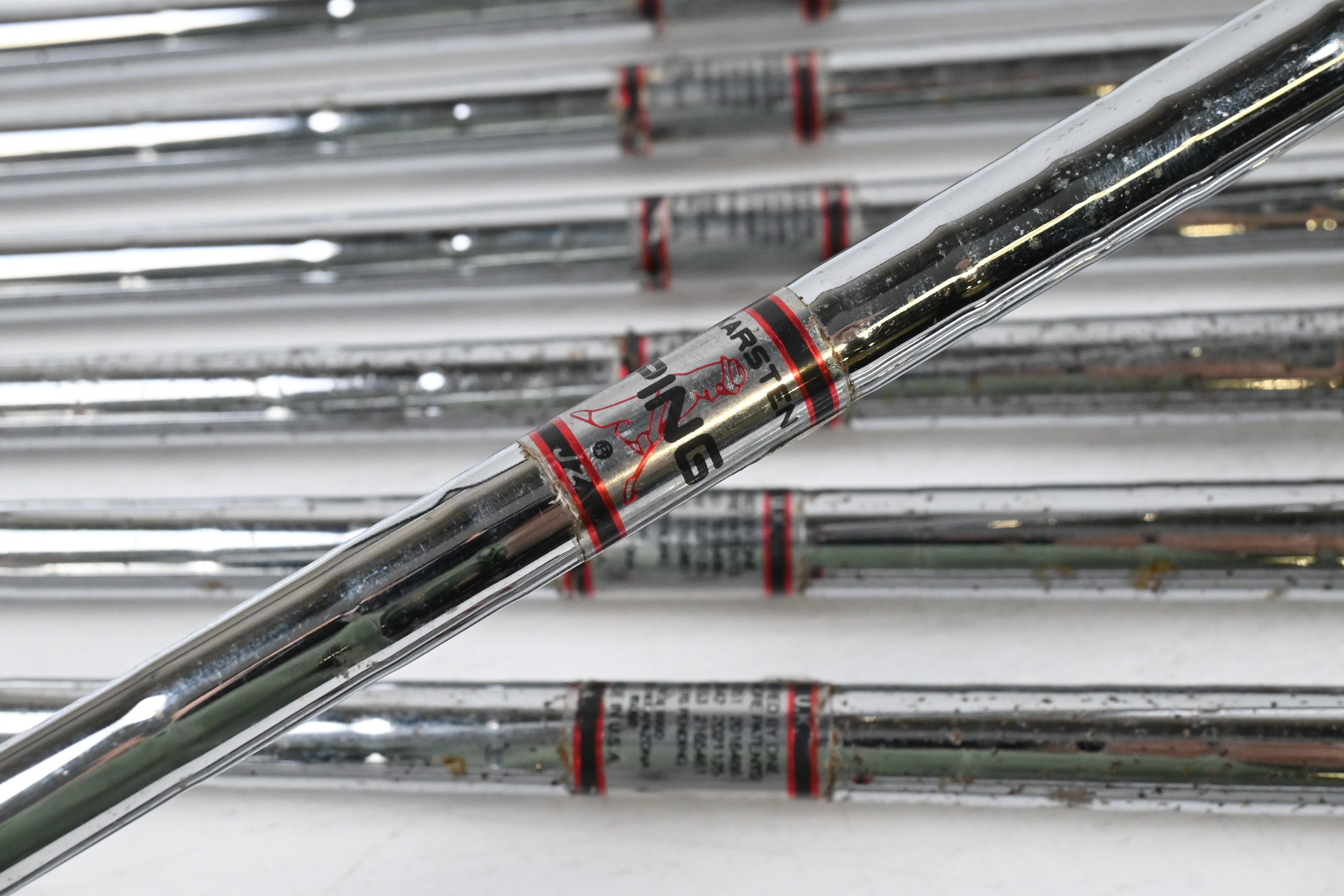 Ping Zing 2 Irons / 3-PW+SW / Silver Dot / Stiff Flex Ping JZ Shafts