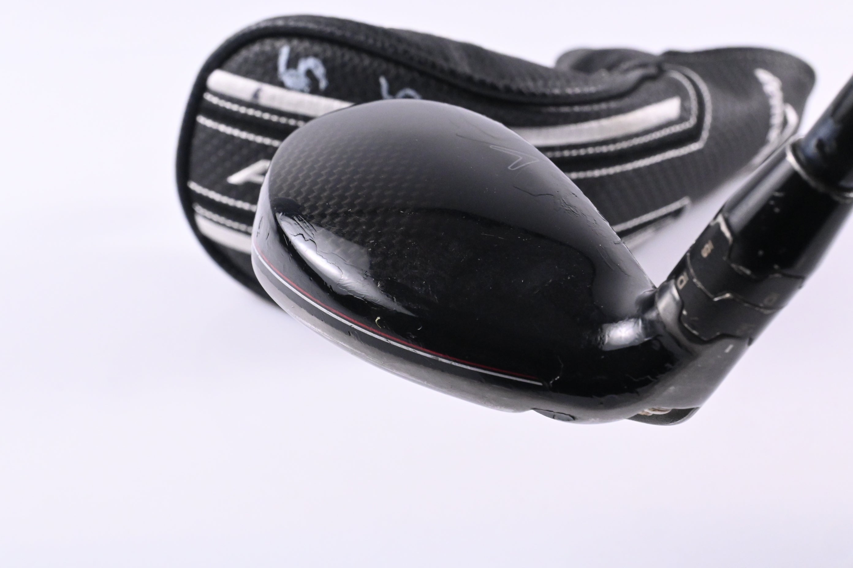 Left Hand Callaway Apex UW #5 Hybrid / 24 Degree / Regular Flex UST Recoil Dart 65 Shaft