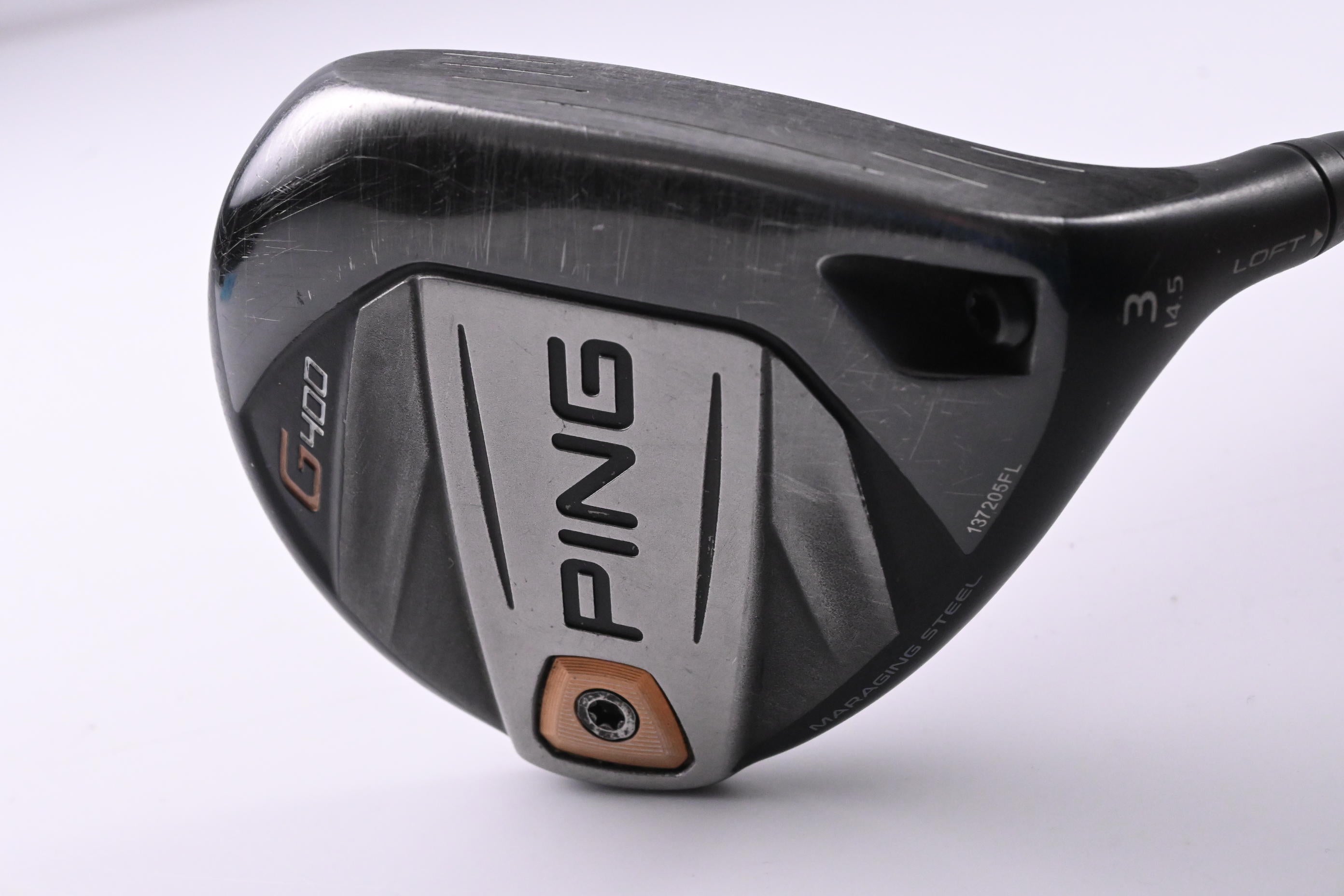 Ping G400 #3 Wood / 14.5 Degree / Regular Flex Ping Alta Cb 65 Shaft