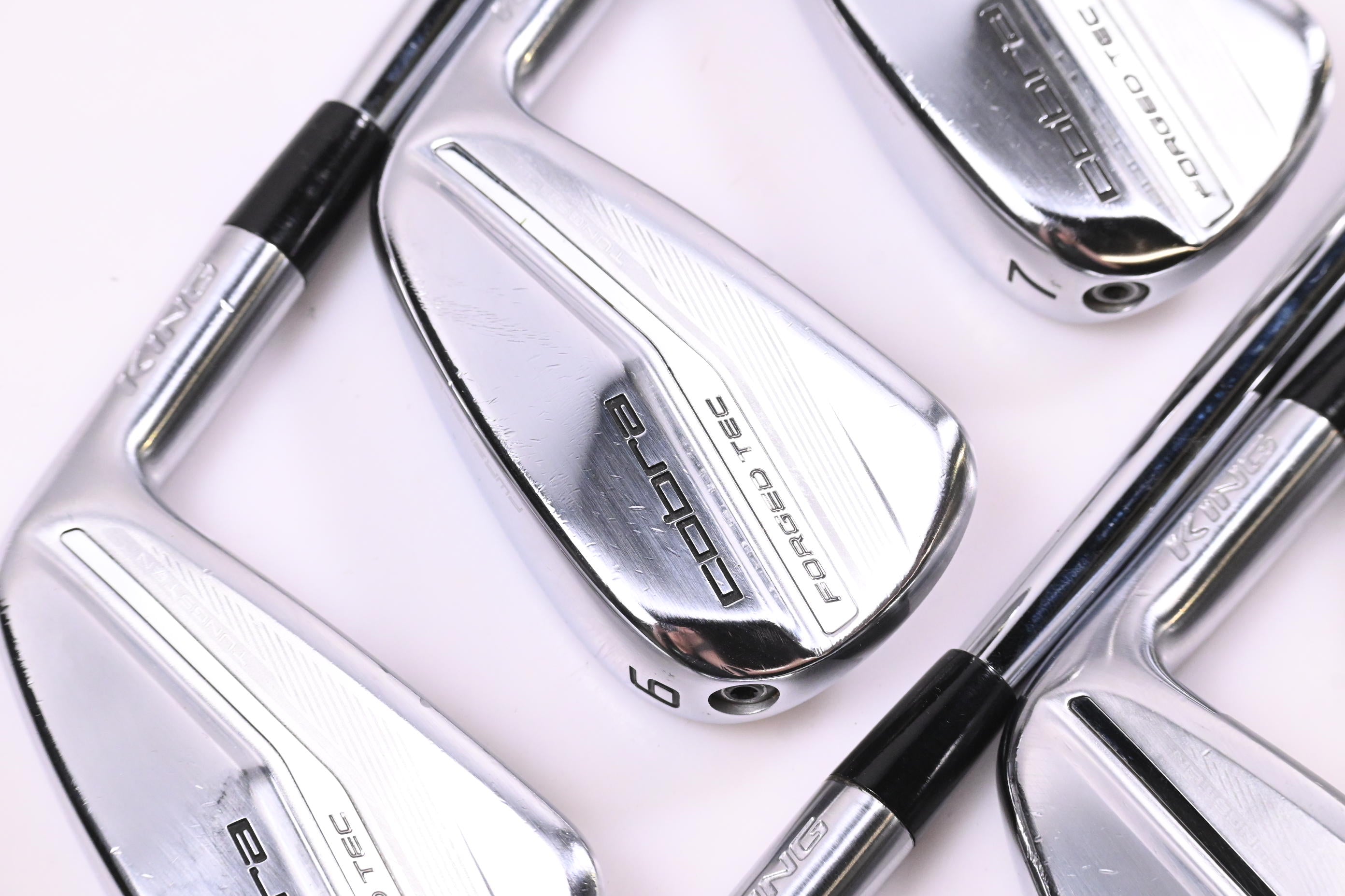 Cobra Forged Tec 2022 Irons / 5-PW / Stiff Flex KBS $-Taper 120 Shafts