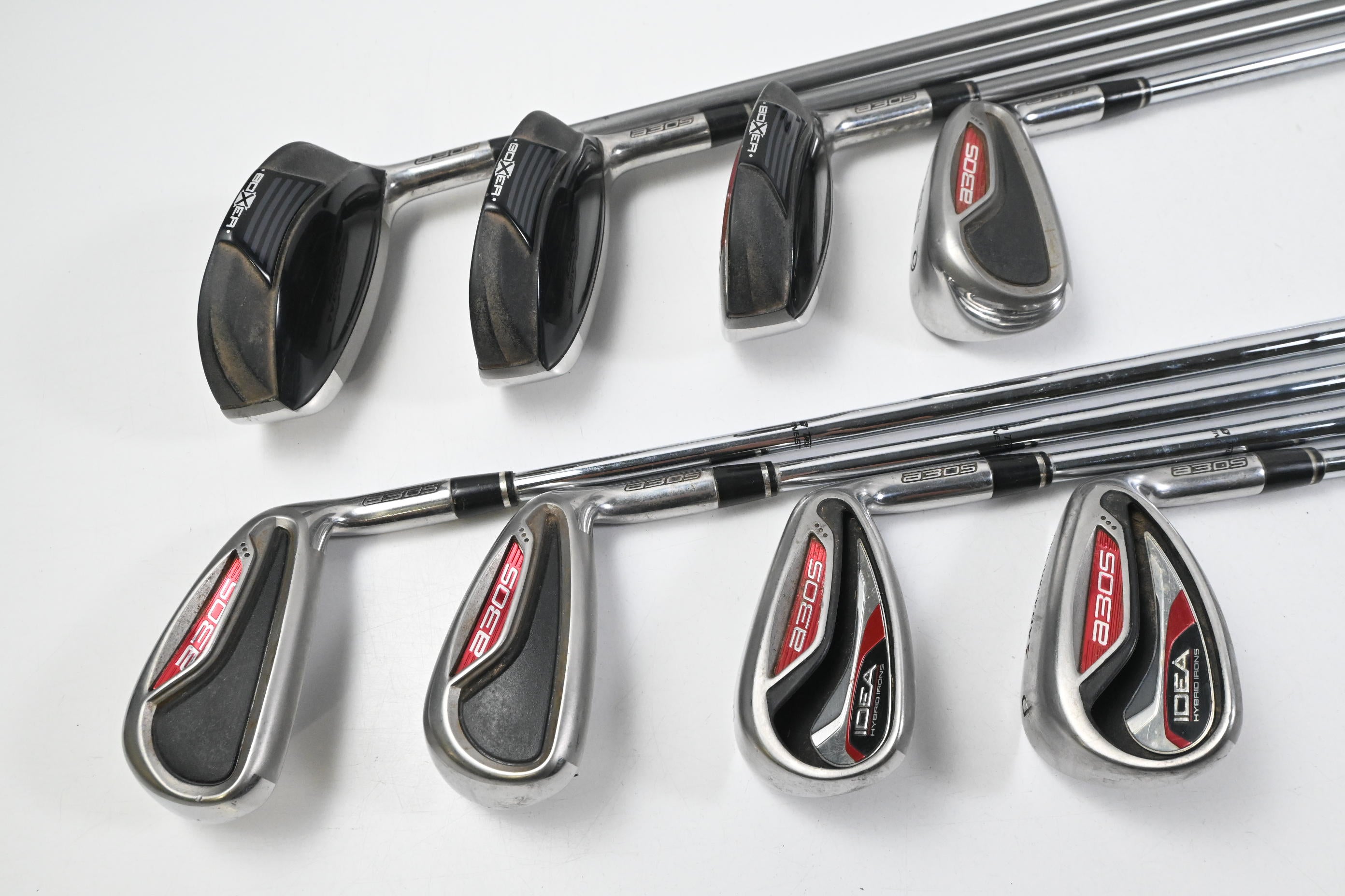 Adams Idea A3 OS Irons / 3-5H+6-PW / Stiff Flex Adams Performance Lite Shafts