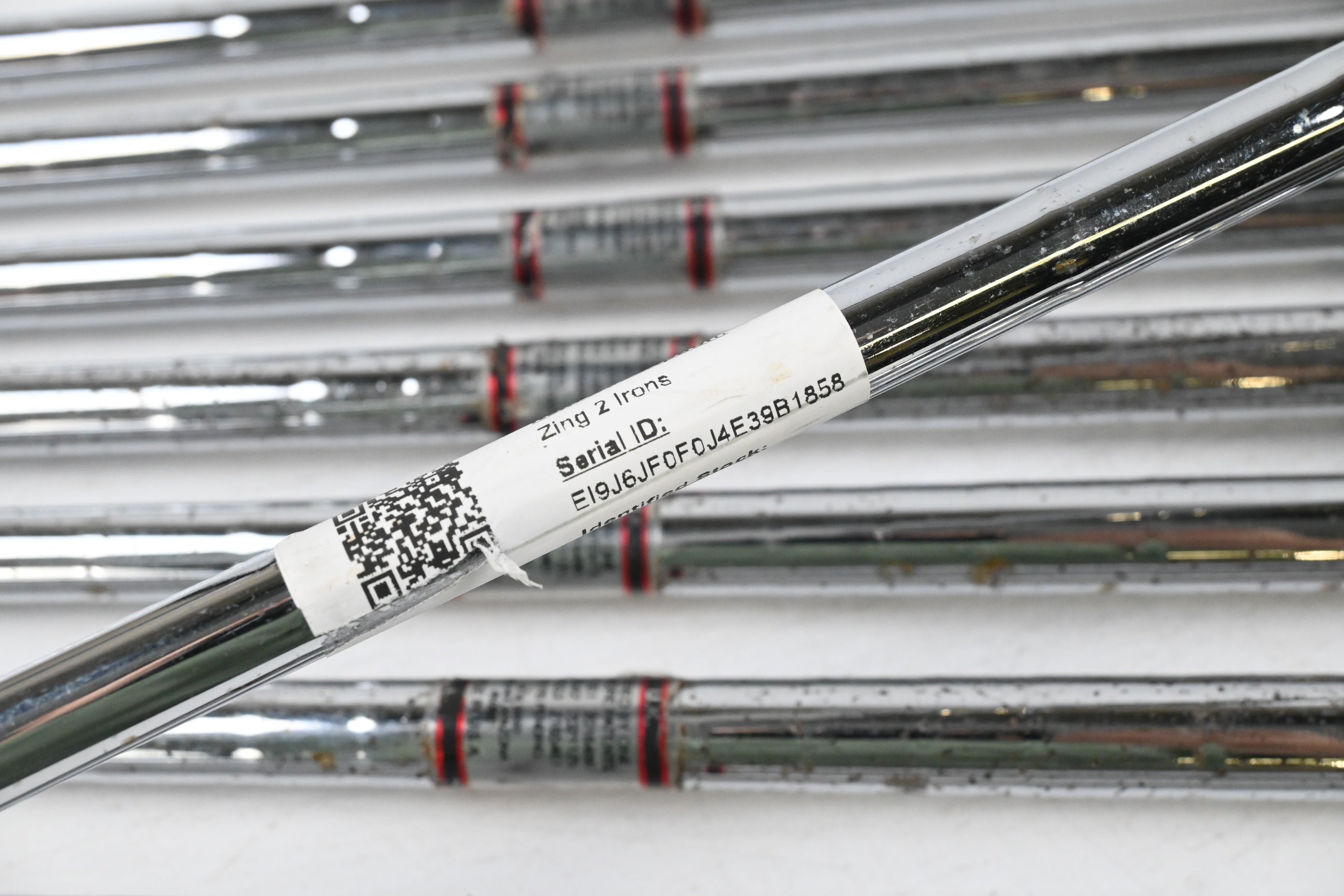 Ping Zing 2 Irons / 3-PW+SW / Silver Dot / Stiff Flex Ping JZ Shafts