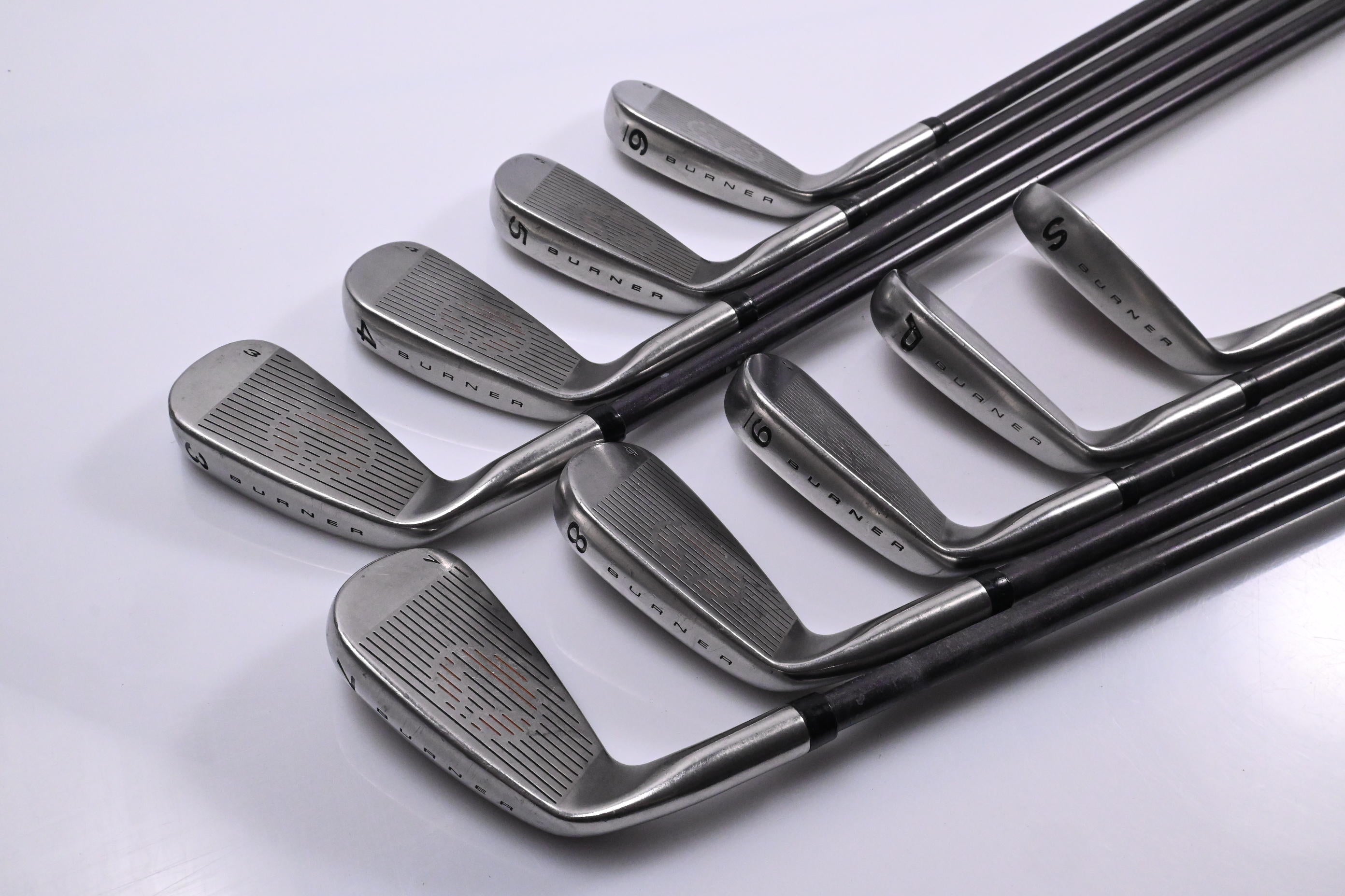Taylormade Burner Oversize Irons / 3-PW+SW / Regular Flex Burner Bubble 80