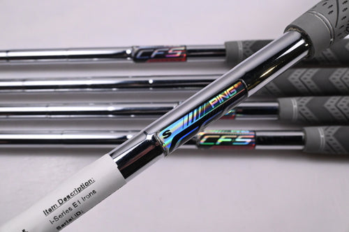 Ping i-Series E1 Irons / 4-8i / Blue Dot / Stiff Flex Ping CFS Distance Shafts