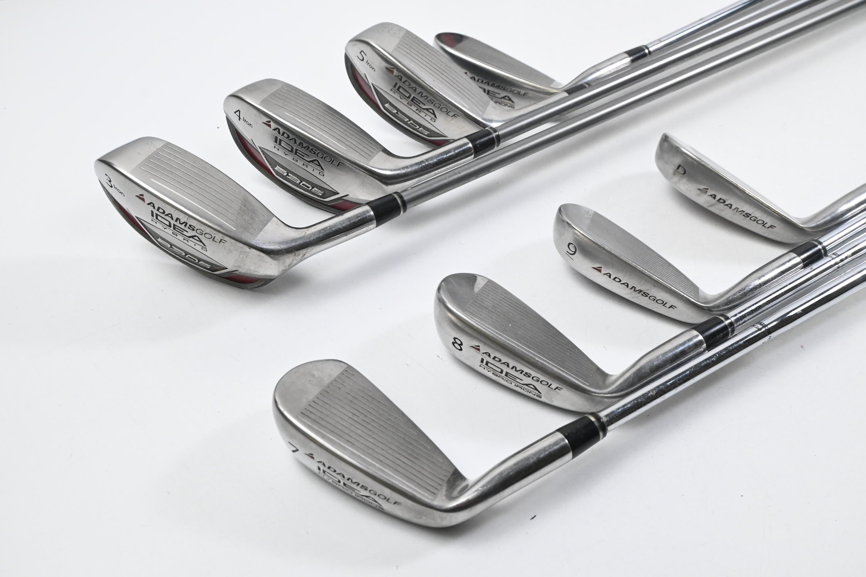 Adams Idea A3 OS Irons / 3-5H+6-PW / Stiff Flex Adams Performance Lite Shafts