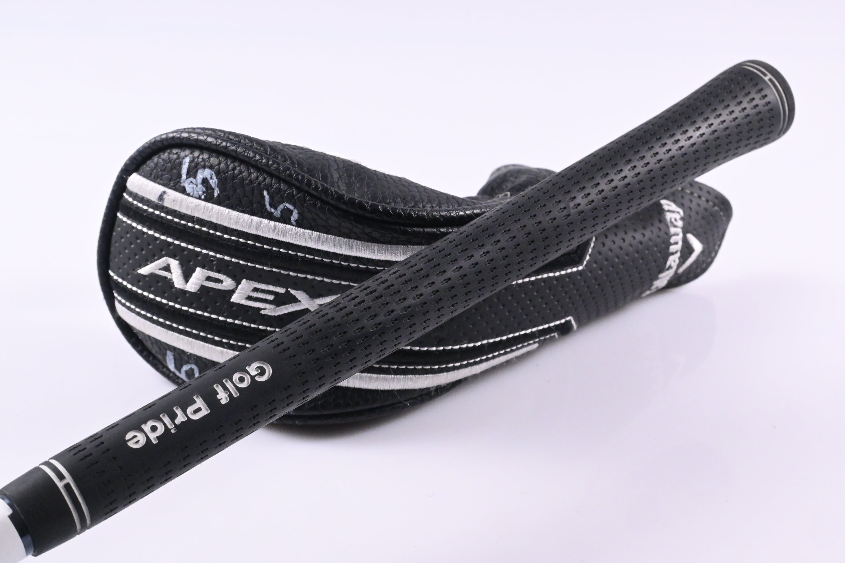 Left Hand Callaway Apex UW #5 Hybrid / 24 Degree / Regular Flex UST Recoil Dart 65 Shaft