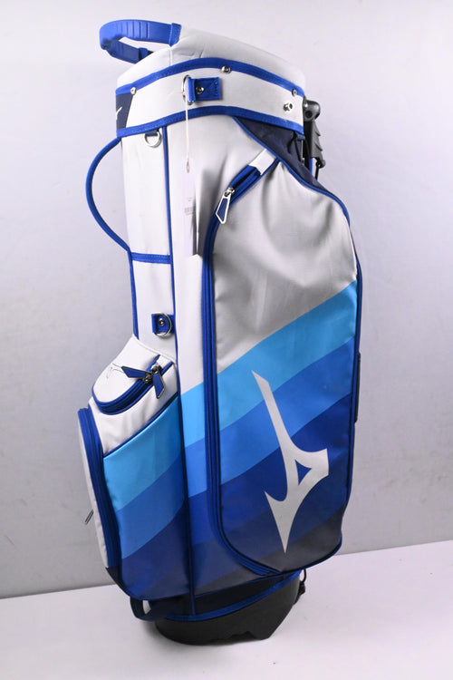 Mizuno Stand Bag / 5-Way Divider / Blue, White