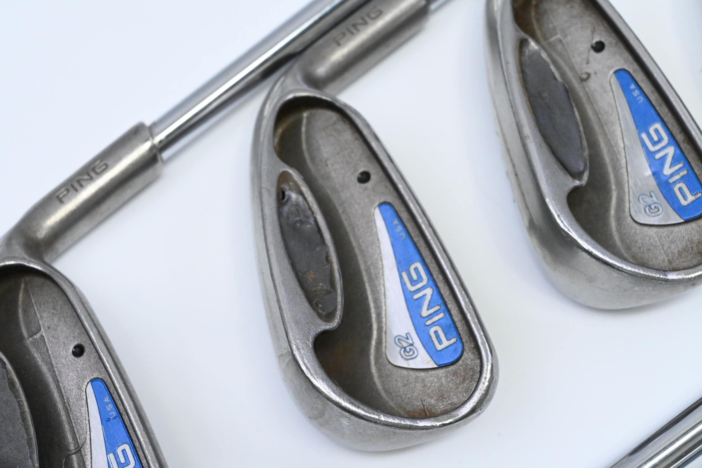 Ping G2 HL Irons / 3-PW+SW / Black Dot / Stiff Flex Steel Shaft