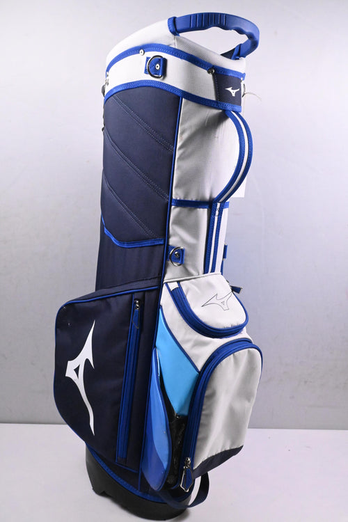 Mizuno Stand Bag / 5-Way Divider / Blue, White