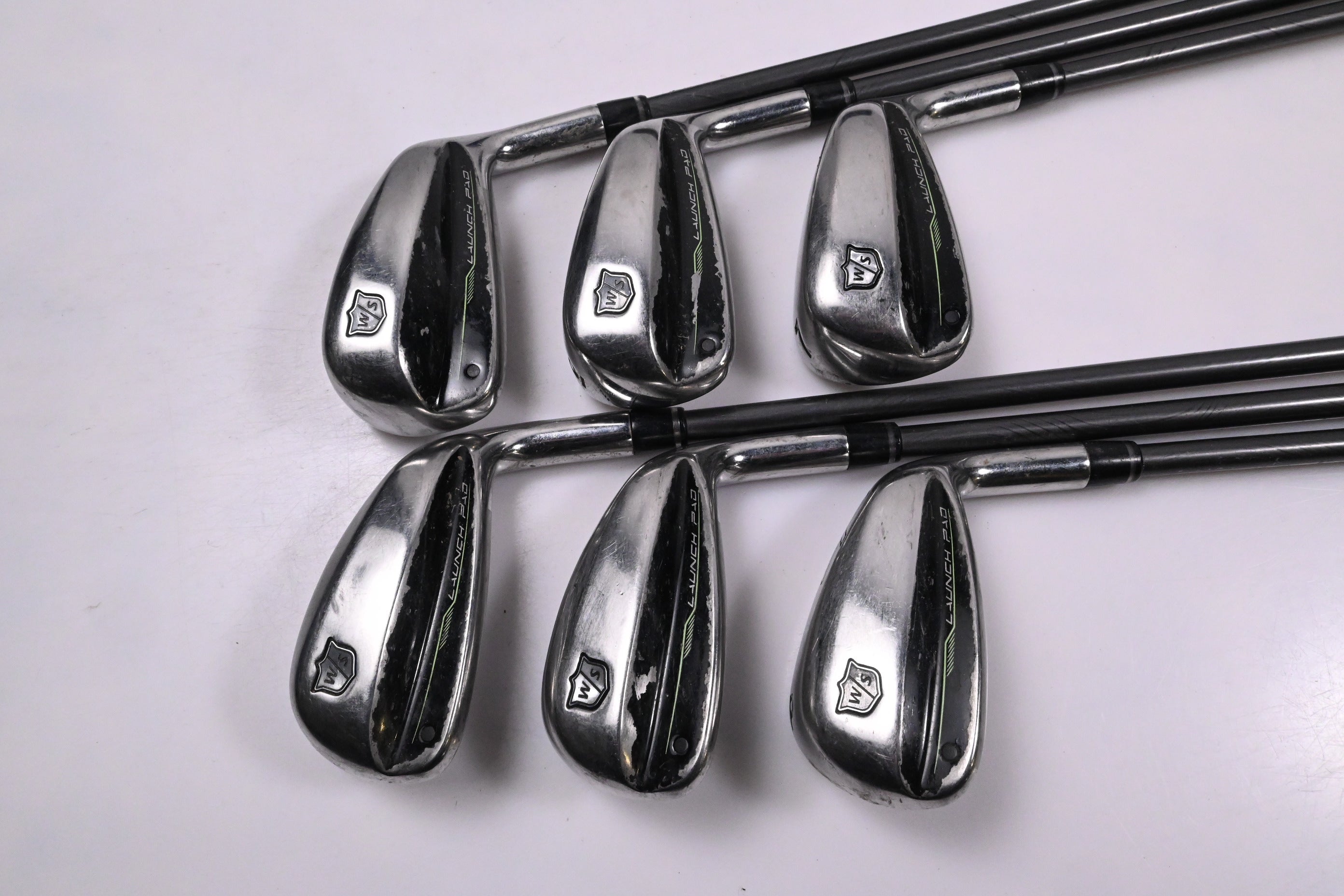 Wilson Launch Pad 2022 Irons / 5-PW / Regular Flex Evenflow 65 Shafts