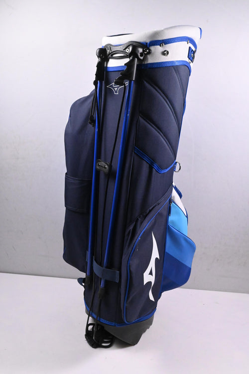 Mizuno Stand Bag / 5-Way Divider / Blue, White