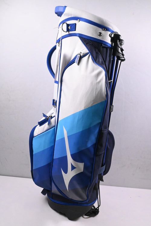Mizuno Stand Bag / 5-Way Divider / Blue, White