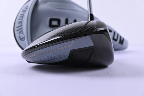 Callaway Quantum Max D Driver / 12 Degree / Regular Flex Denali Frost Silver 50