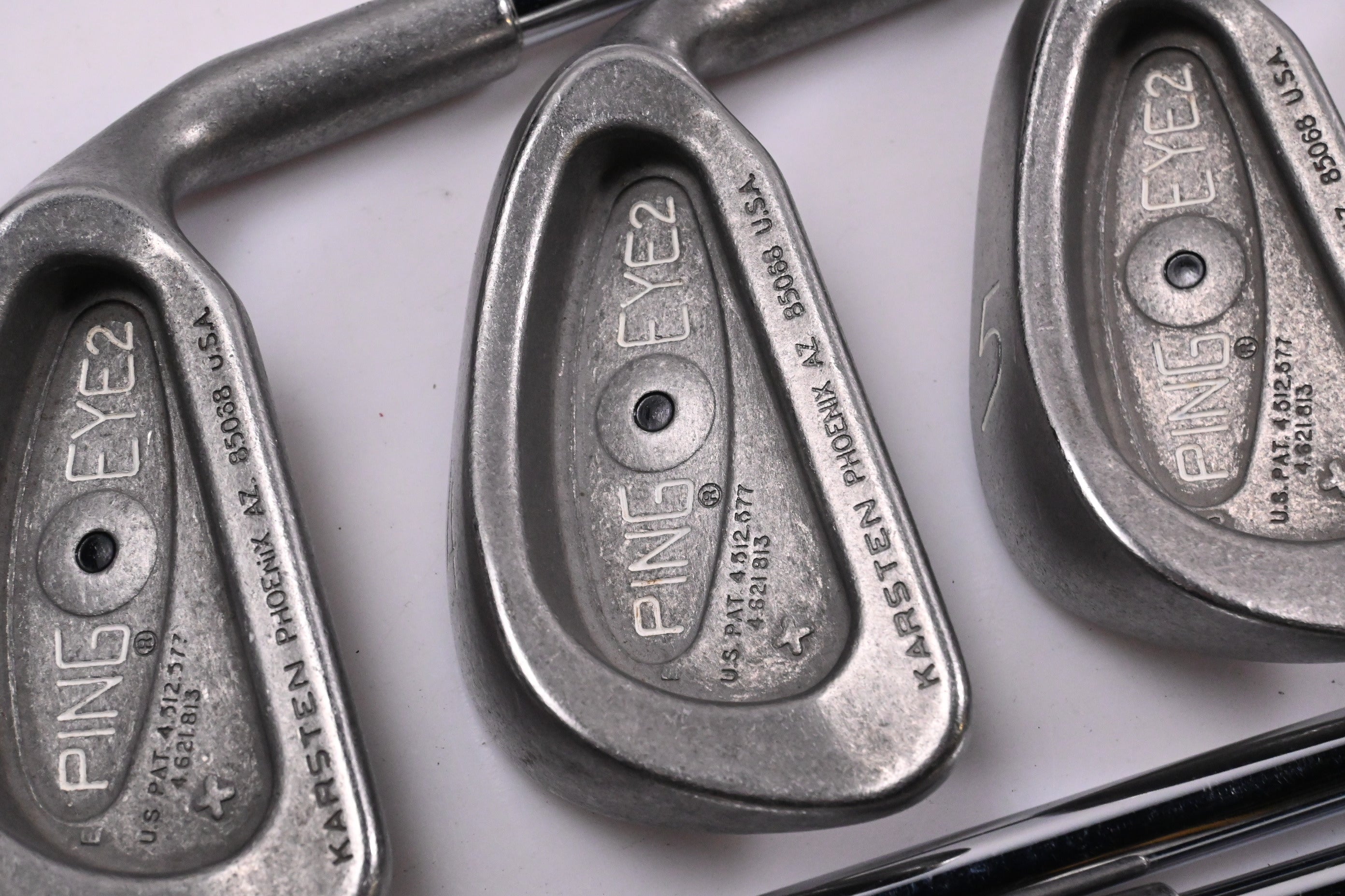 Ping Karsten Eye 2+ Irons / 3-PW+SW / Black Dot / Stiff Flex Ping KT Shafts