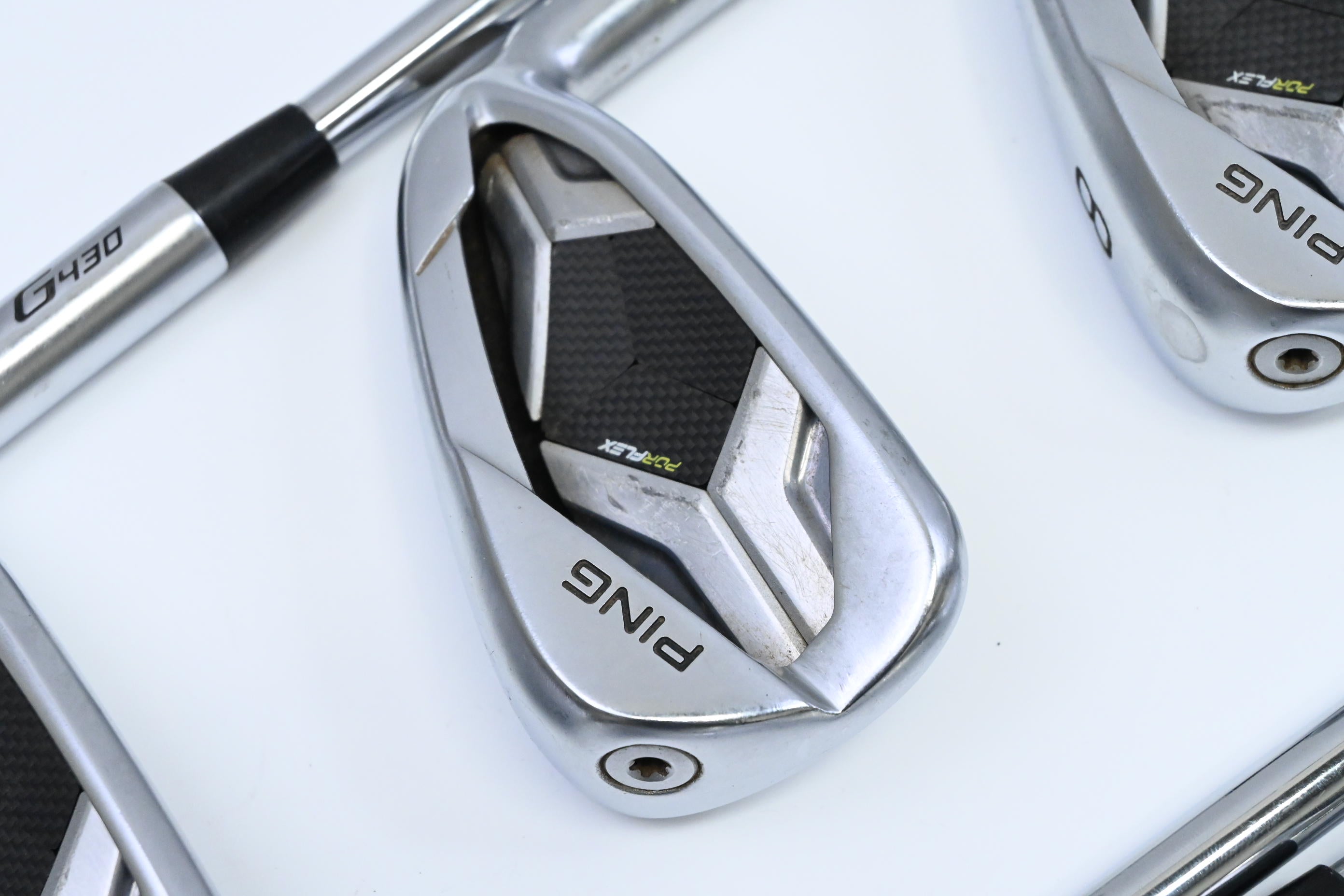Ping G430 Irons / 6-PW+45°+50°+54°+58° / Green Dot / Regular Flex DG R300 105