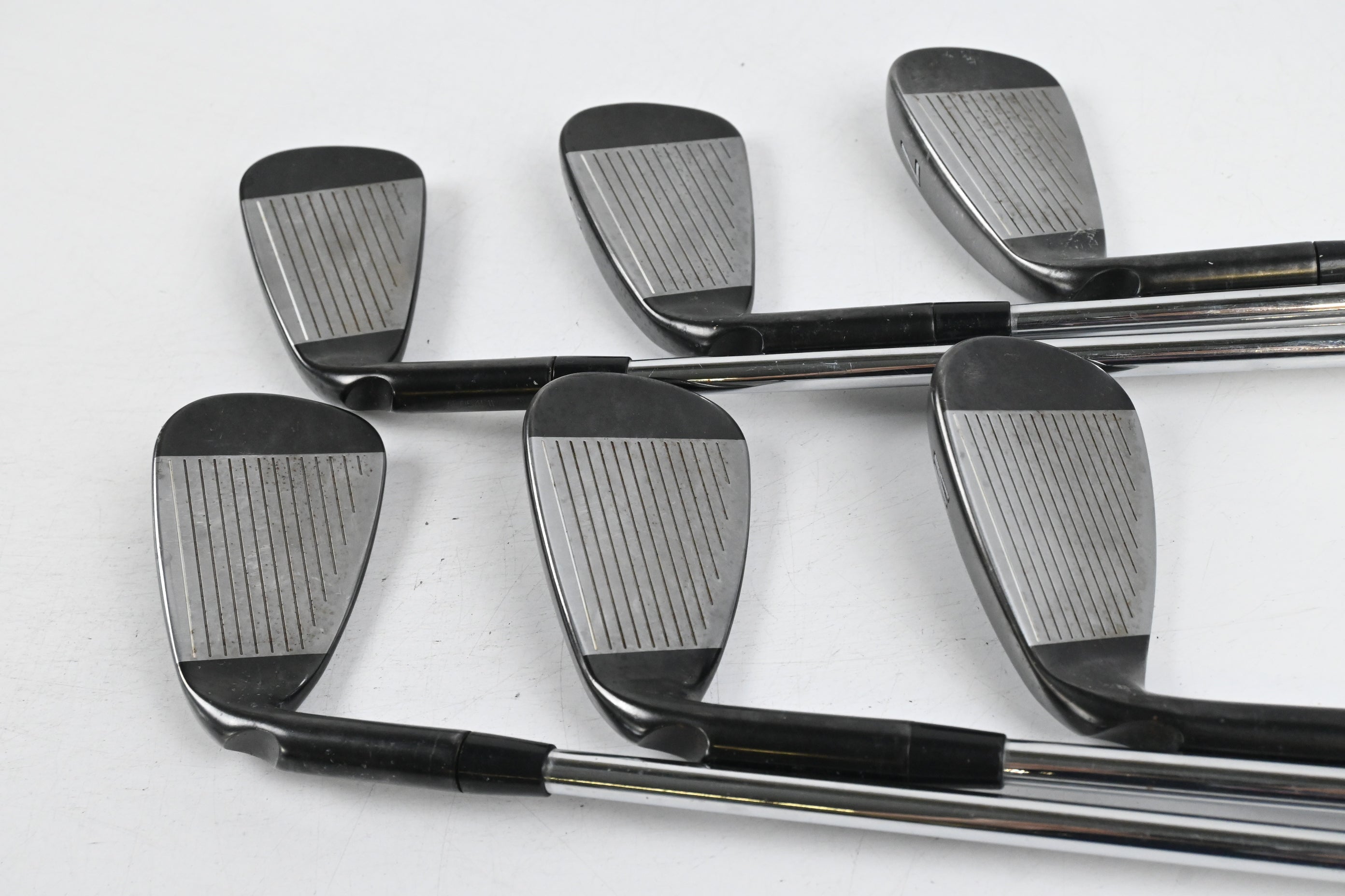 Ping G710 Irons / 5-PW / White Dot / Regular Flex Ping AWT 2.0 Shafts