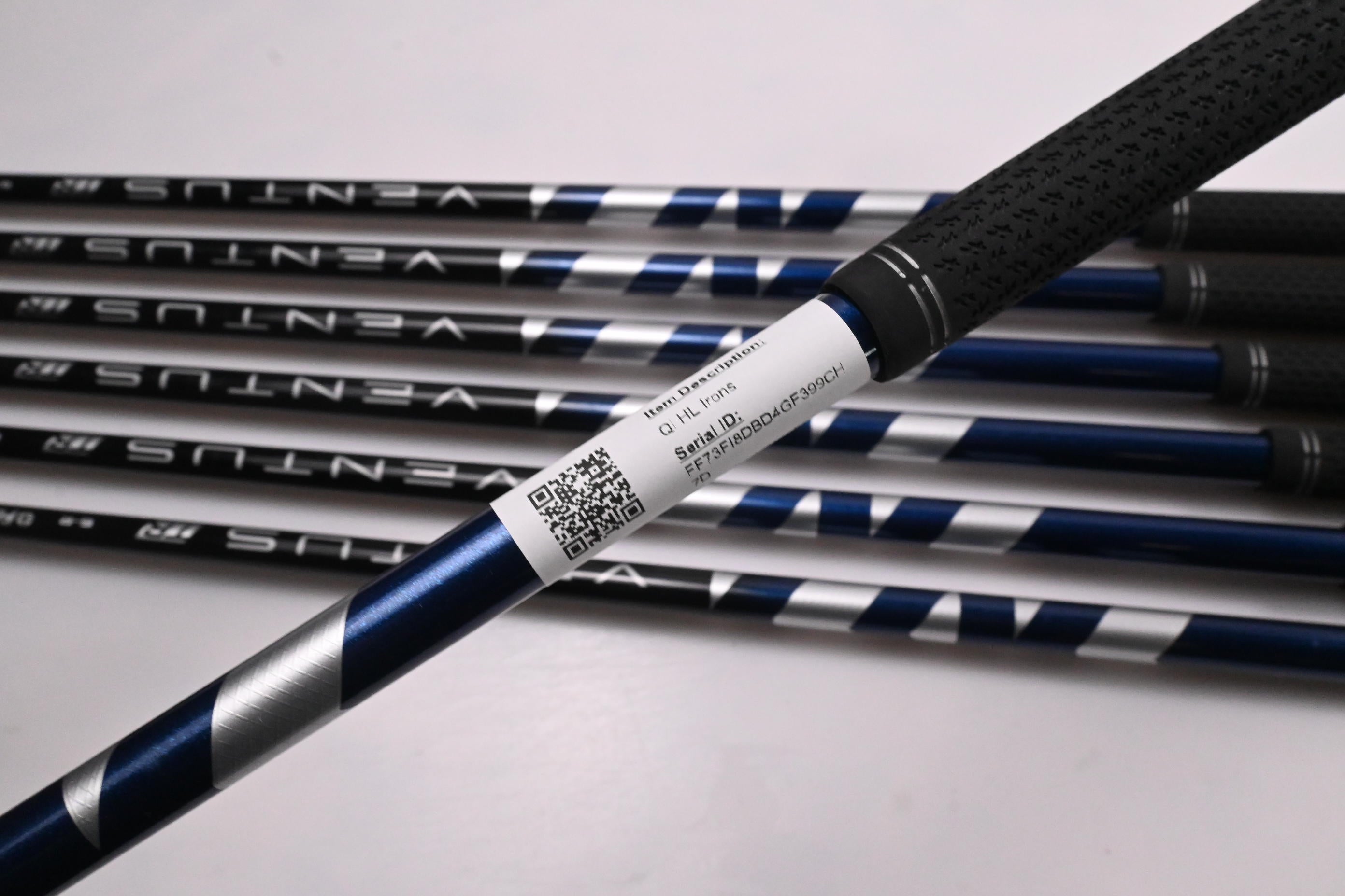 Taylormade Qi HL Irons / 5-PW+GW / Regular Flex Ventus TR Blue 6 Shafts