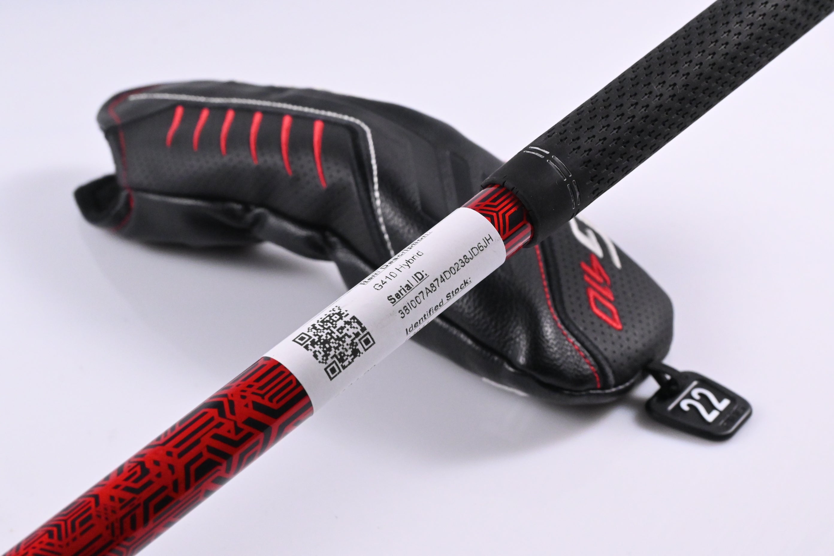 Ping G410 #4 Hybrid / 22 Degree / Stiff Flex Ping Alta CB Red 70 Shaft