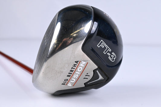 Left Hand Callaway Big Bertha FT-3 Fusion Driver / 11 Degree / Regular Flex NVS