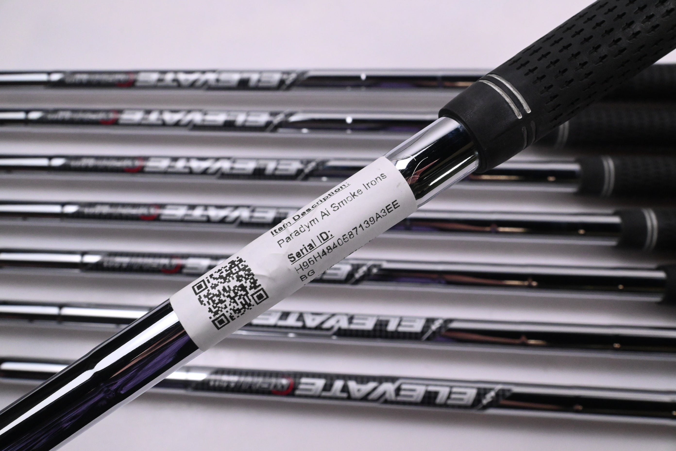 Callaway Paradym Ai Smoke Irons / 4-PW+GW / Stiff Flex Elevate MPH 85