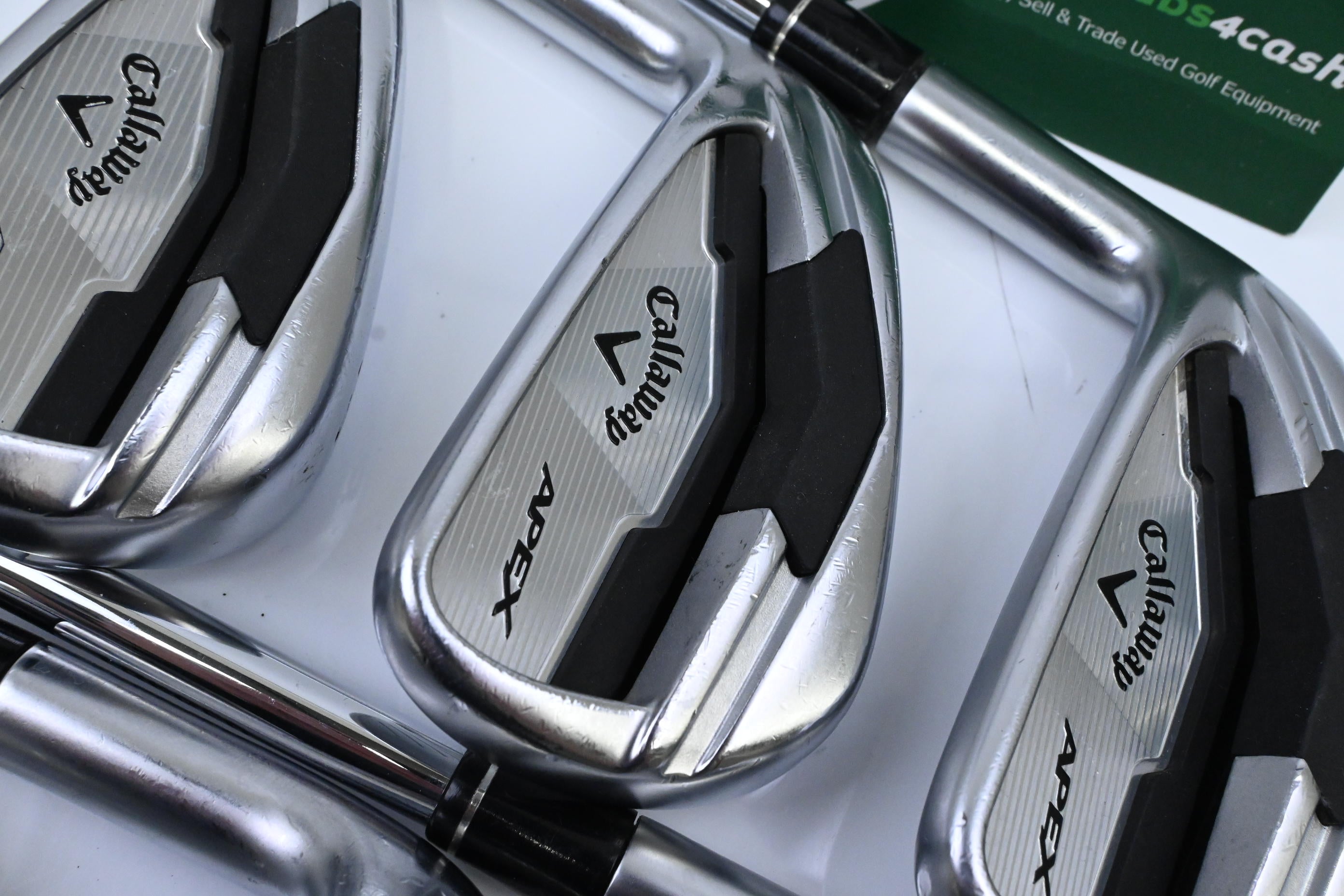 Left Hand Callaway Apex CF16 Irons / 6-PW+SW / Regular Flex XP R300 95