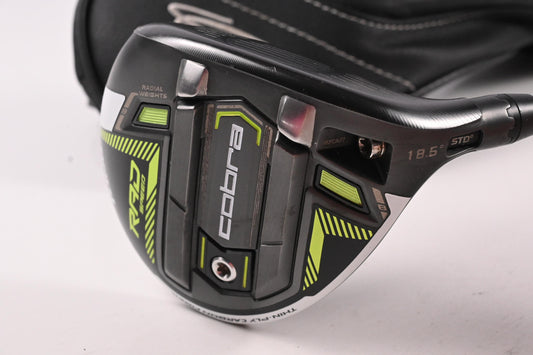 Cobra King Radspeed #5 Wood / 18.5 Degree / Regular Flex Motore X F3 6 Shaft