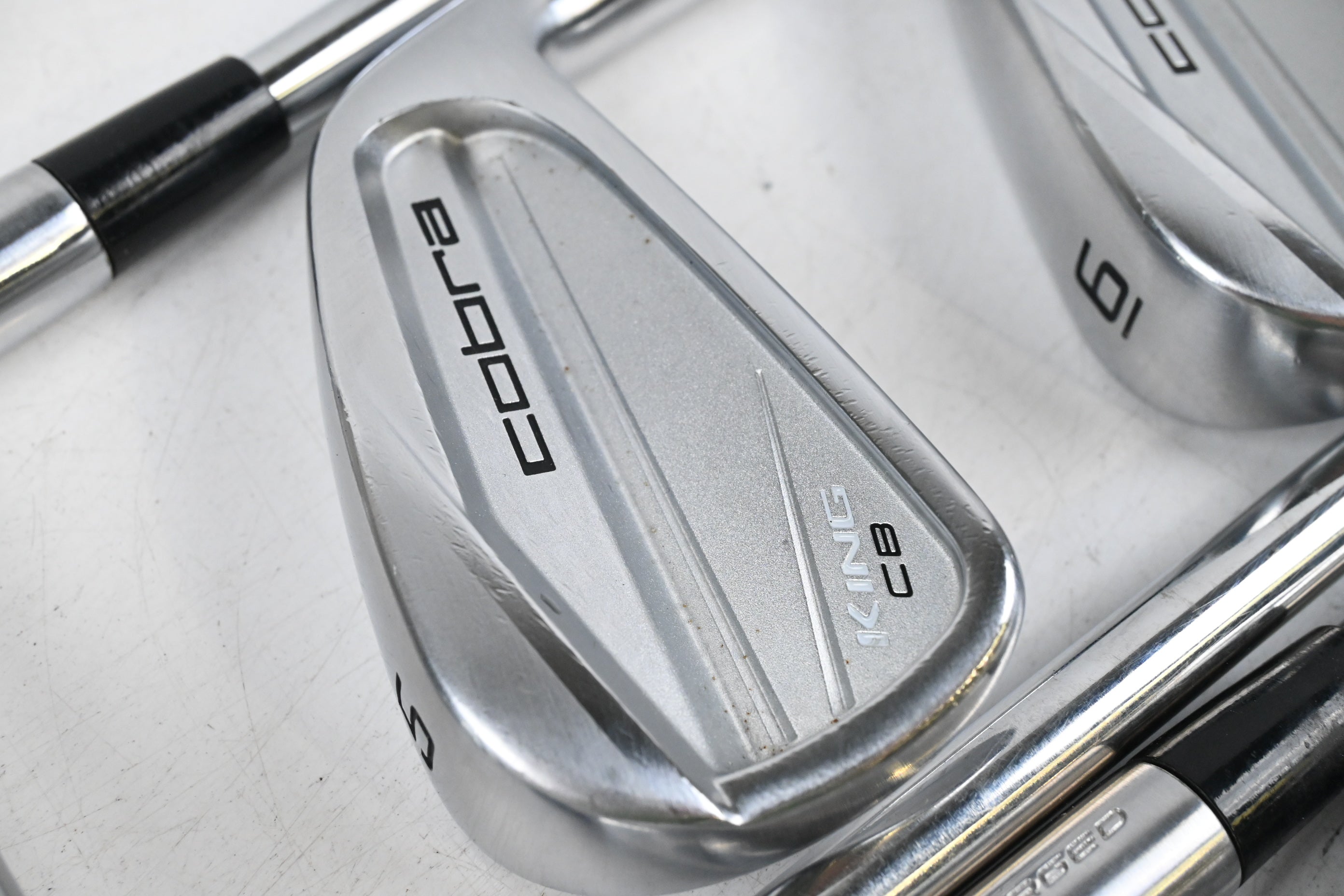 Cobra King CB Irons / 4-PW / Stiff Flex KBS S-Taper 130 Shafts