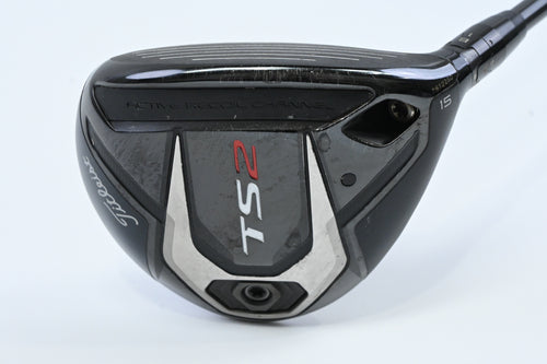 Titleist TS2 #3 Wood / 15 Degree / Regular Flex Diamana M+ 50 Shaft