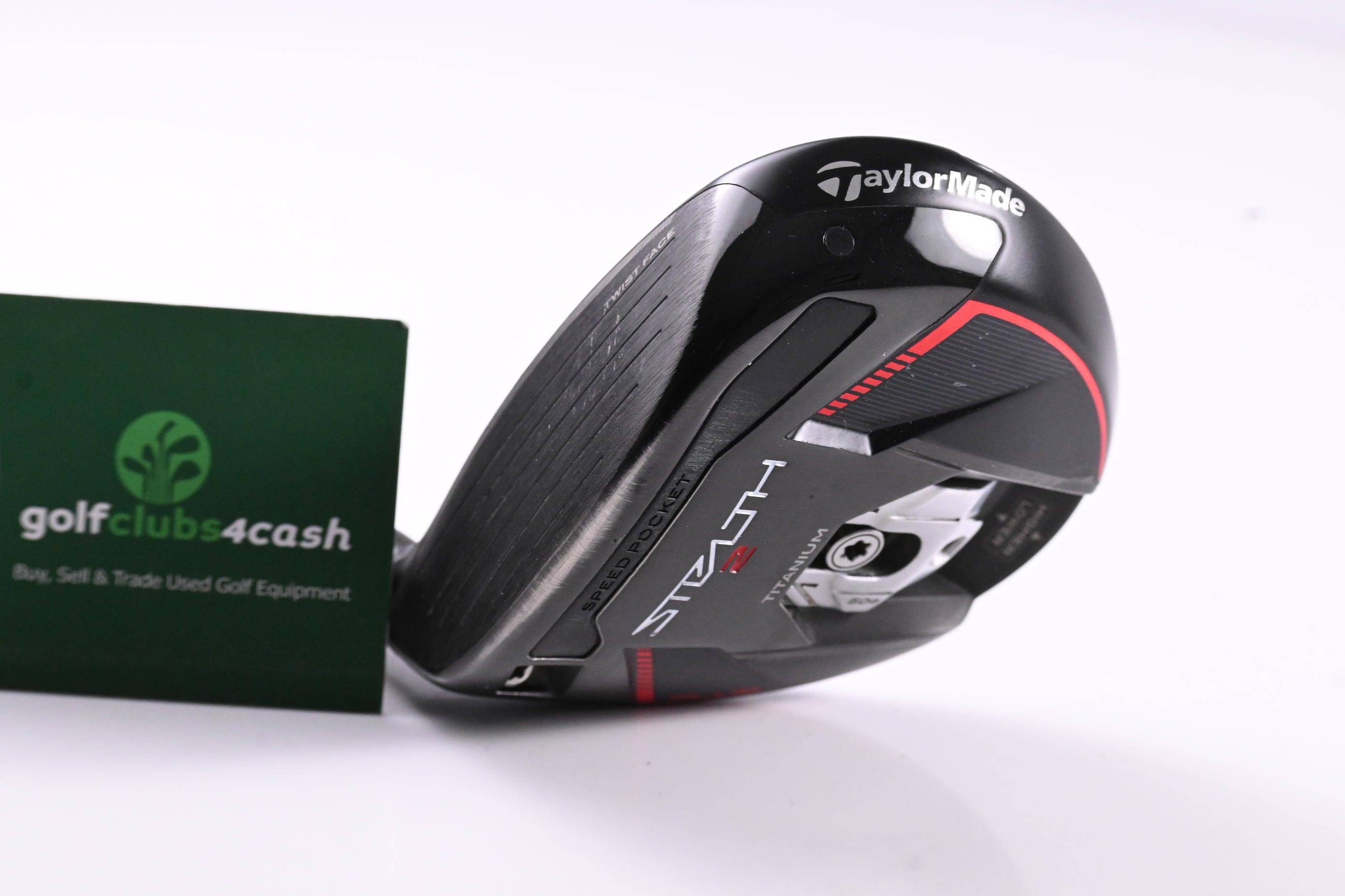 Left Hand Taylormade Stealth 2 Plus #3 Wood / 15 Degree / Stiff Flex Kai'li Red