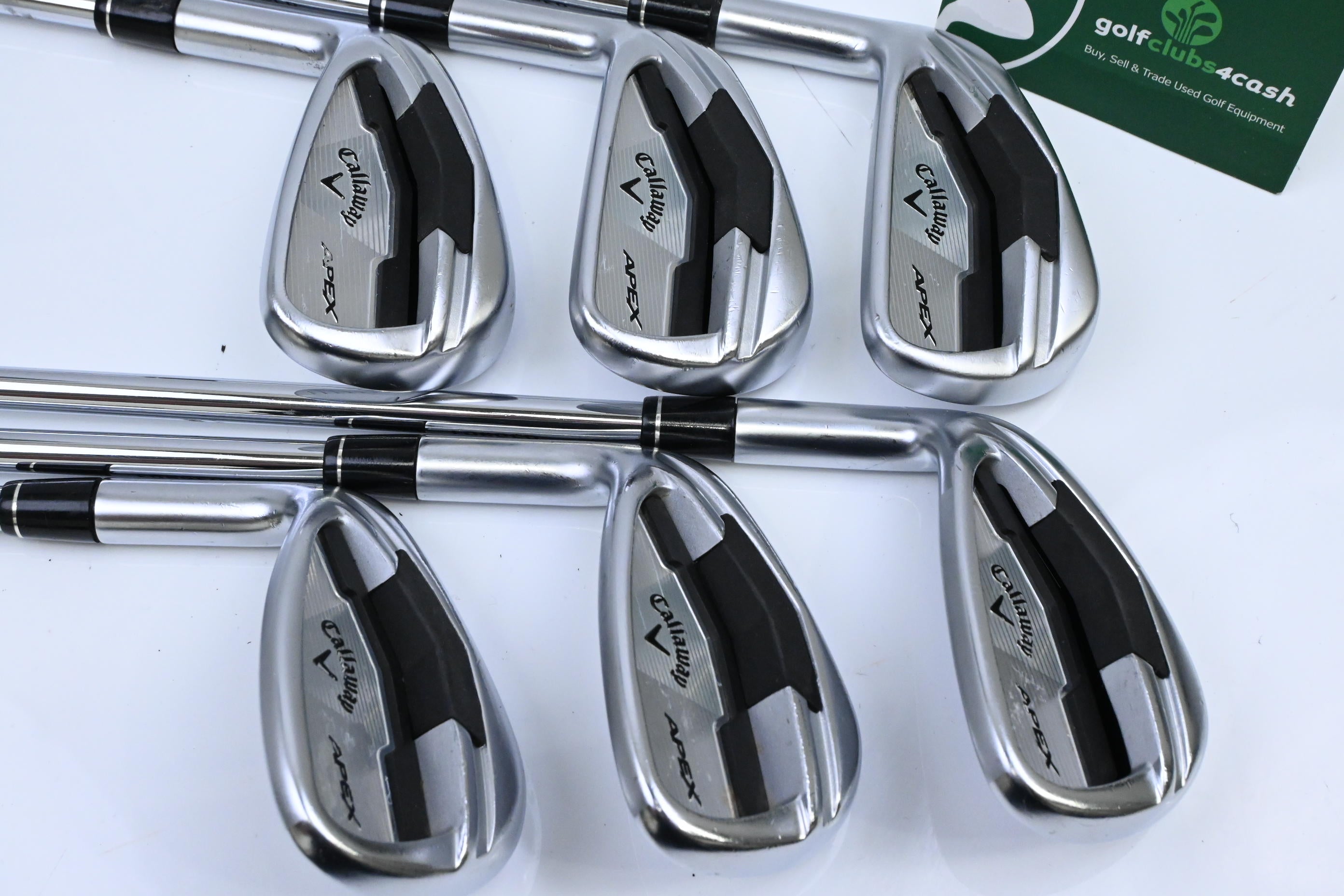 Left Hand Callaway Apex CF16 Irons / 6-PW+SW / Regular Flex XP R300 95