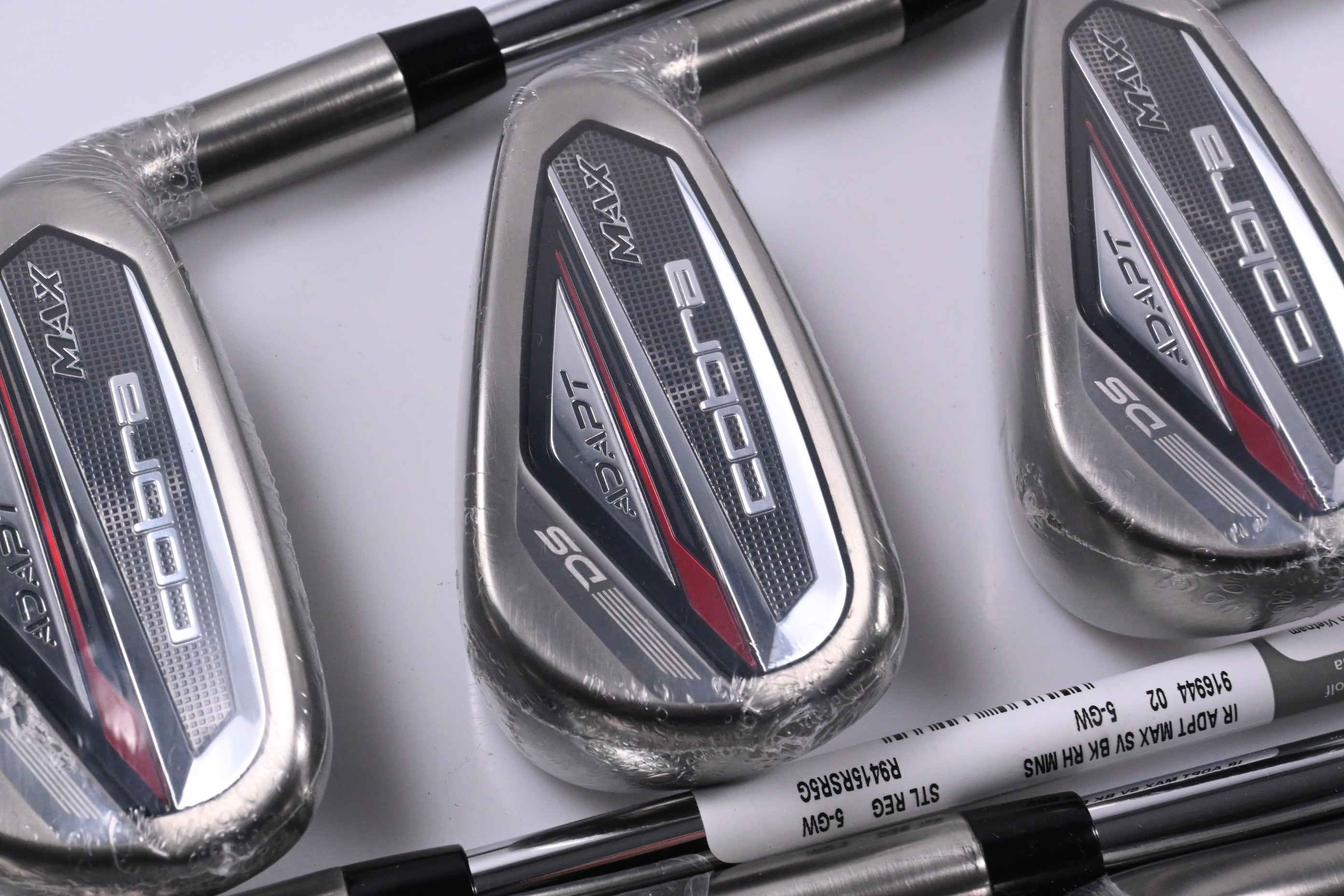 Cobra DS-Adapt Max Irons / 5-PW+GW / Regular Flex KBS Tour Lite Shafts