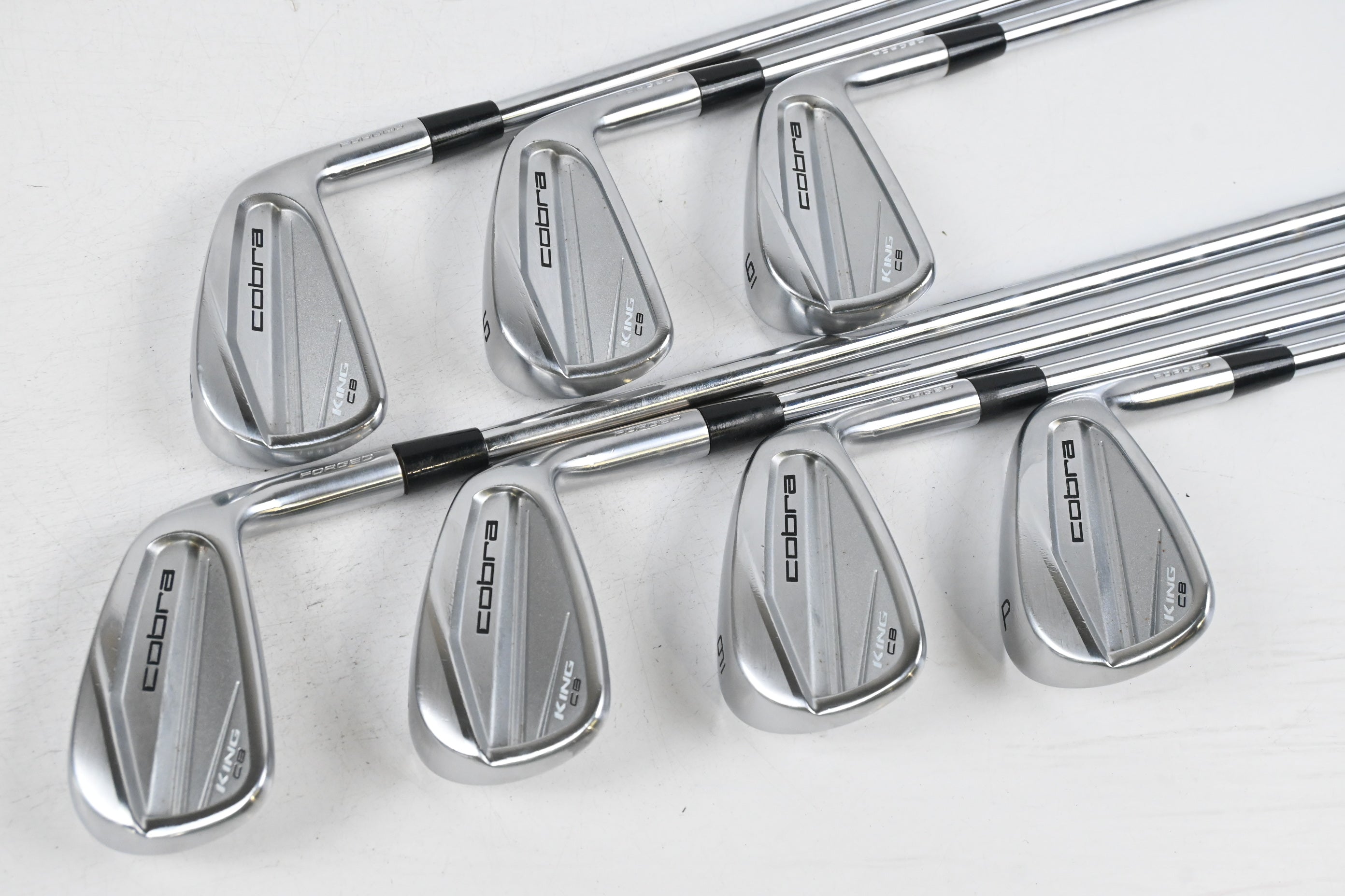Cobra King CB Irons / 4-PW / Stiff Flex KBS S-Taper 130 Shafts