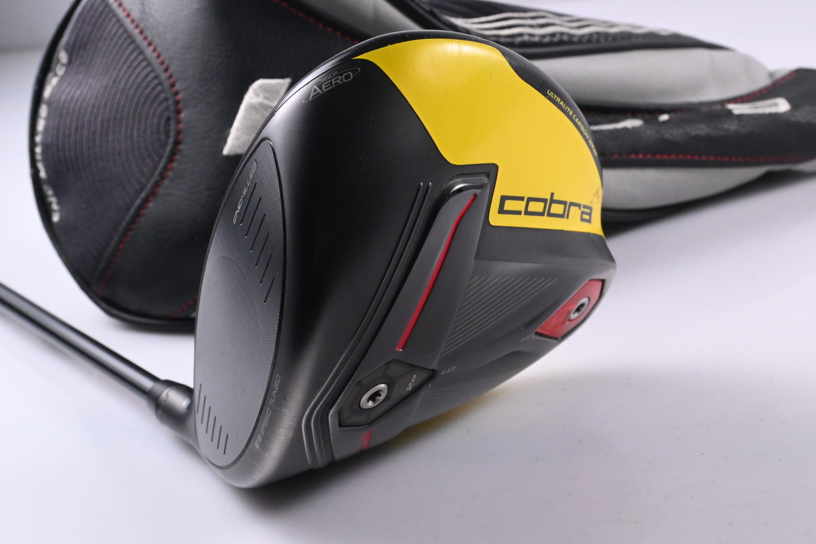 Left Hand Cobra King F9 Driver / 10.5 Degree / Stiff Flex Fujikura Atmos Tour Spec