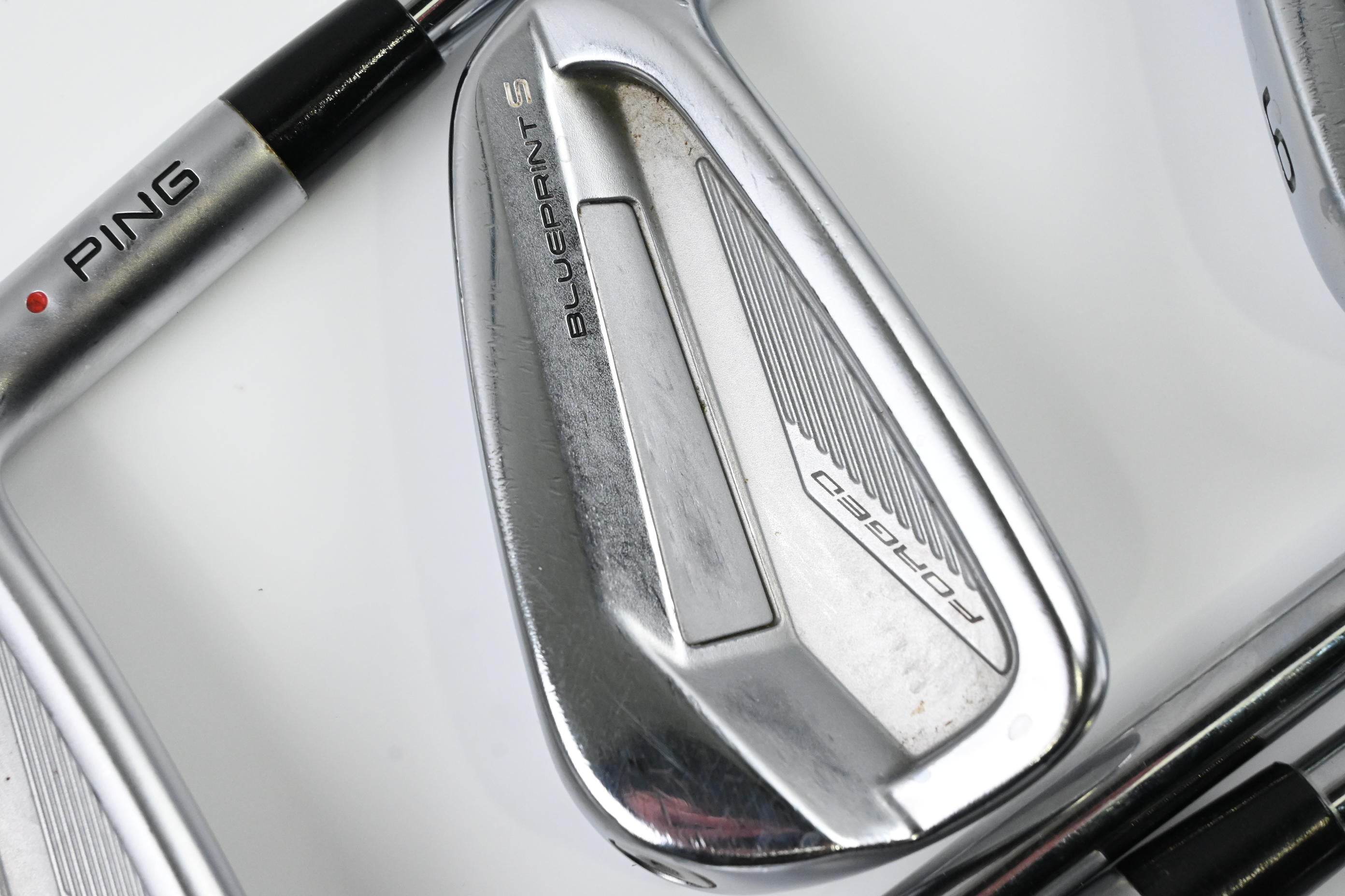 Ping Blueprint S Irons / 4-PW / Red Dot / Regular Flex Ping AWT 2.0 Shafts