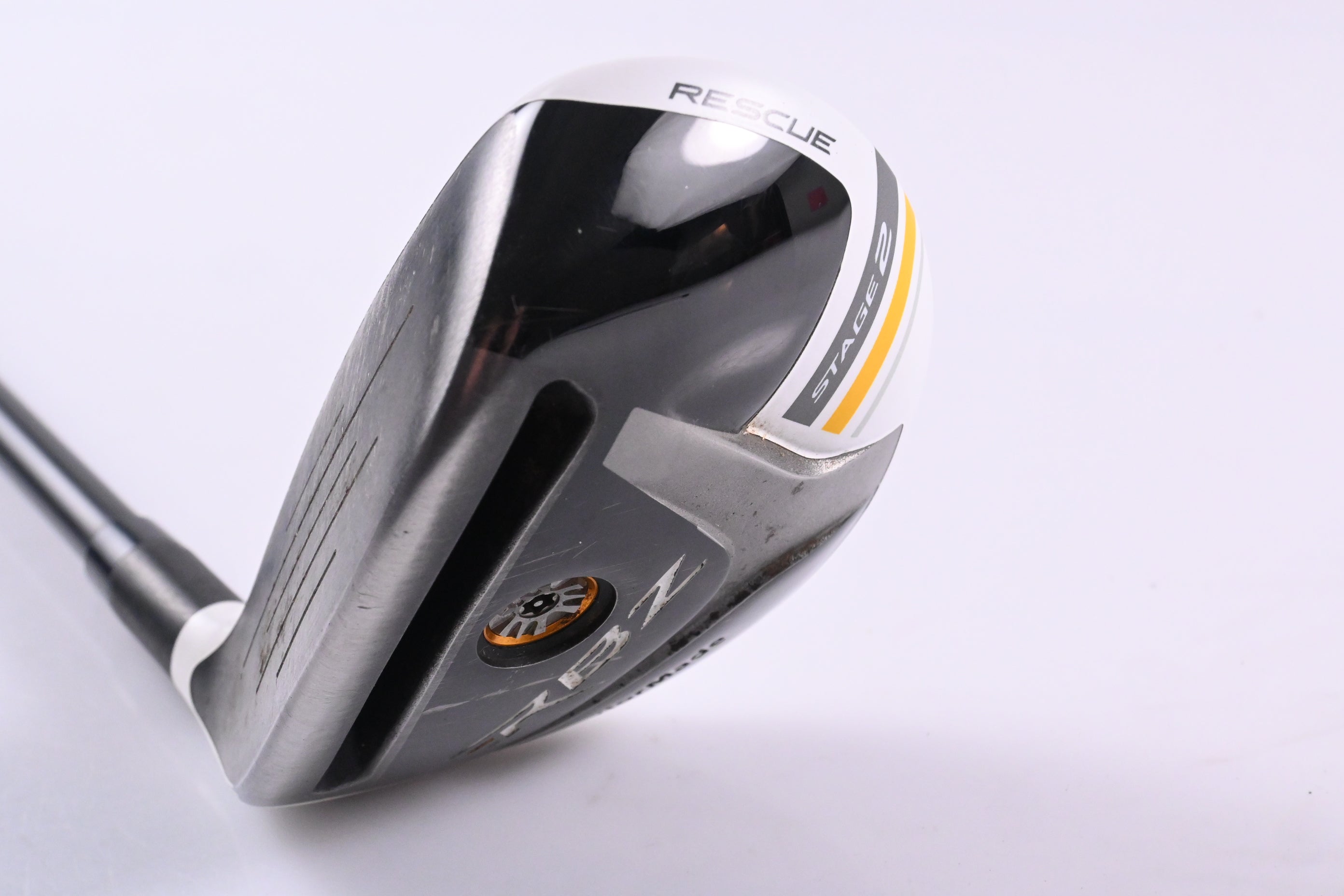 Left Hand Taylormade RBZ Stage 2 #4 Hybrid / 22 Degree / Regular Flex RocketFuel