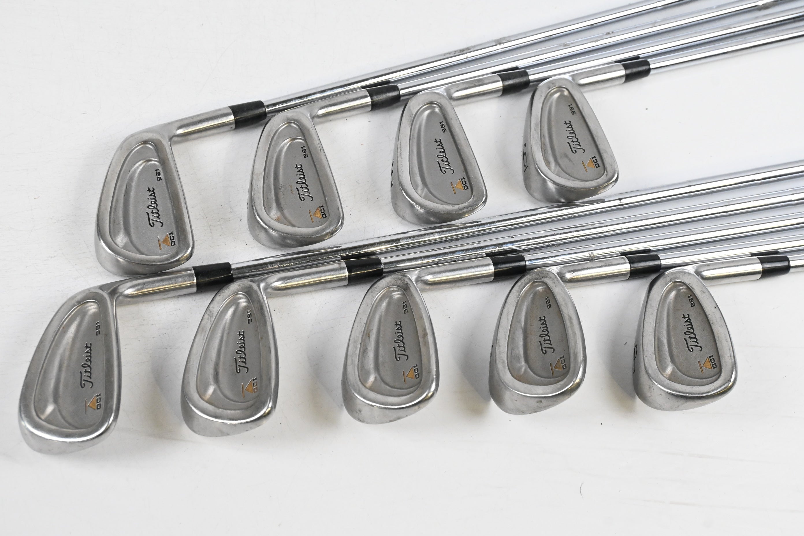 Titleist DCI 981 Irons / 3-PW+GW / Regular Flex Tri Spec Shafts