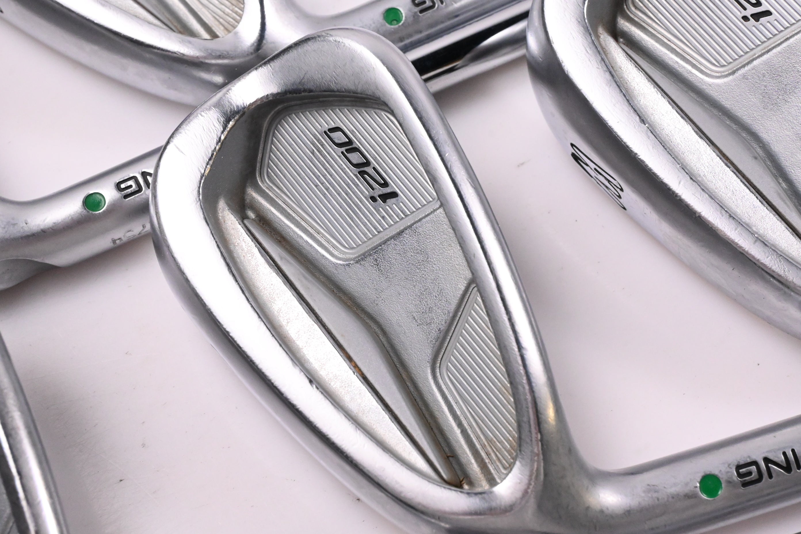Left Hand Ping i200 Irons / 6-PW / Green Dot / Stiff Flex Dynamic Gold S300