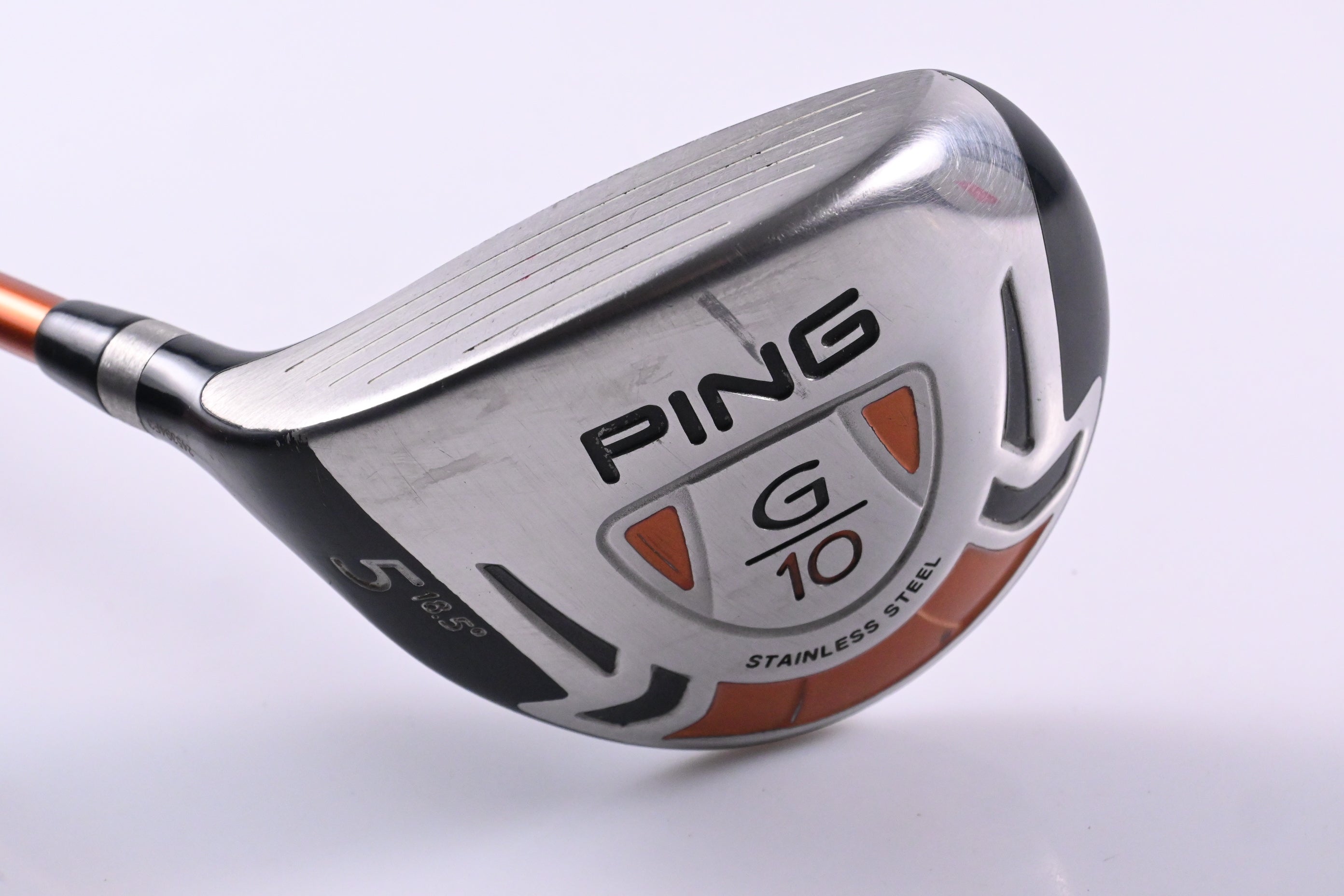 Left Hand Ping G10 #5 Wood / 18.5 Degree / Regular Flex Ping TFC 129 F Shaft