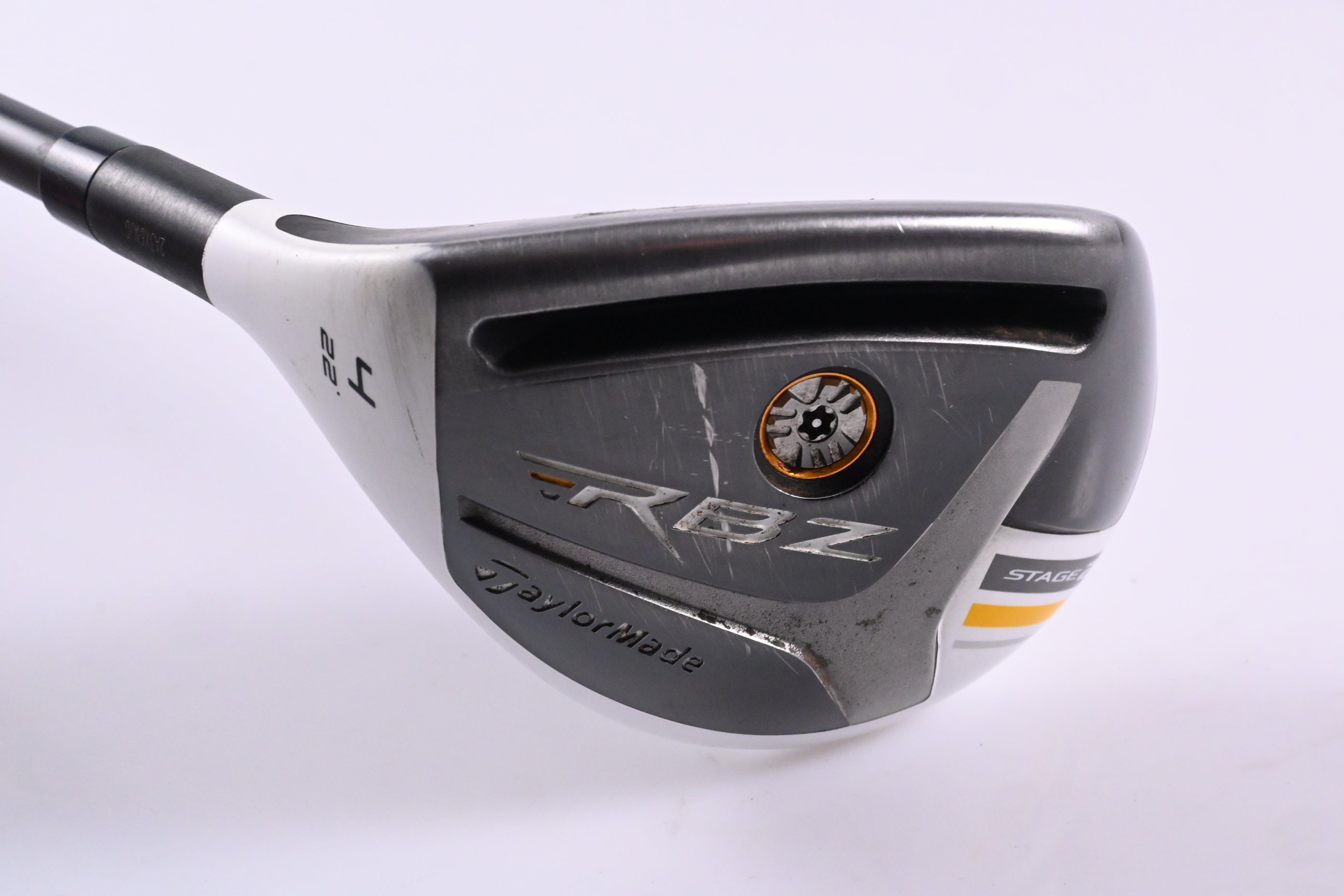 Left Hand Taylormade RBZ Stage 2 #4 Hybrid / 22 Degree / Regular Flex RocketFuel