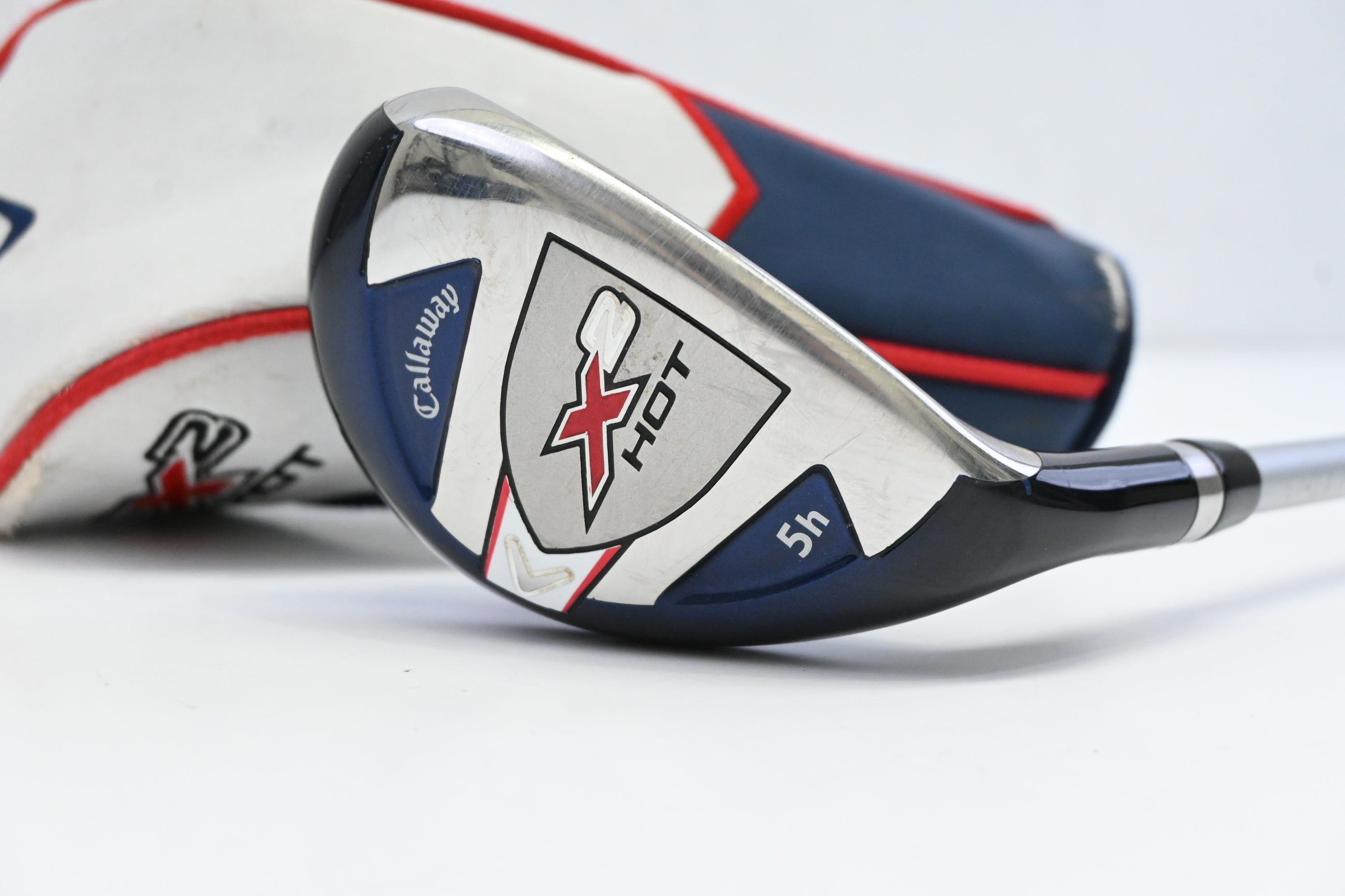 Callaway X2 Hot #5 Hybrid / 25 Degree / Regular Flex Callaway 75 Shaft
