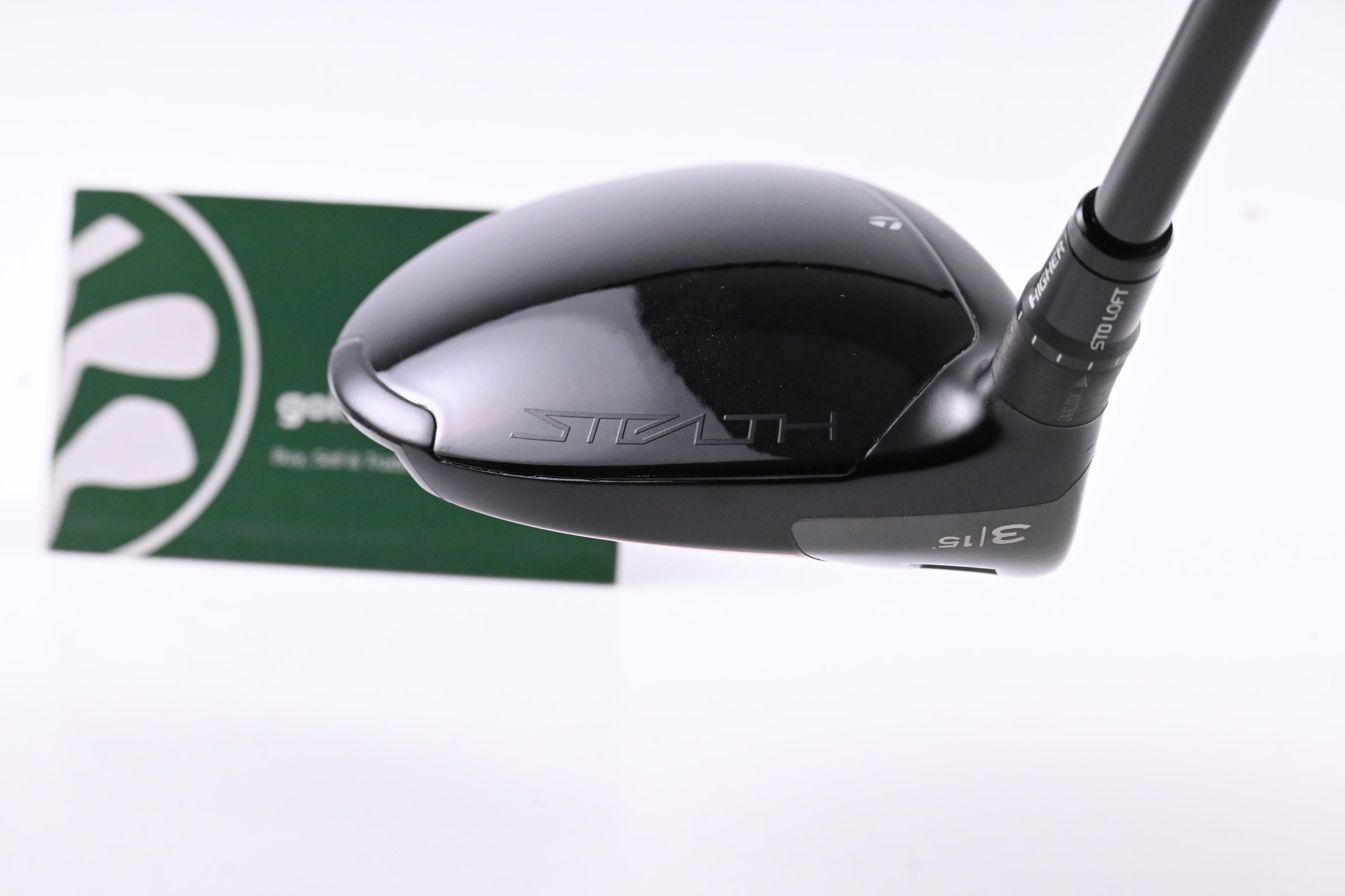 Left Hand Taylormade Stealth 2 Plus #3 Wood / 15 Degree / Stiff Flex Kai'li Red
