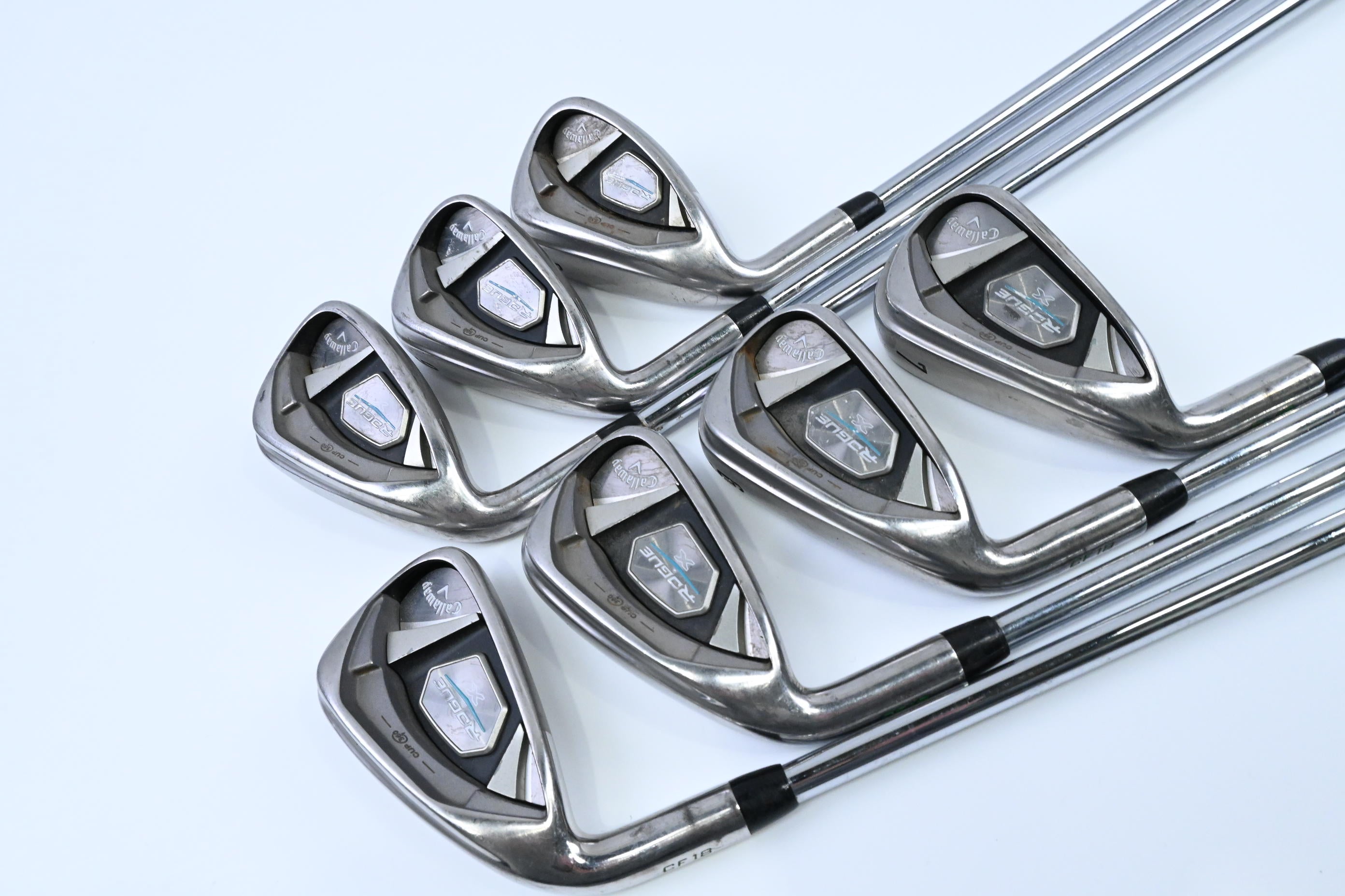 Left Hand Callaway Rogue X Irons / 4-PW / Regular Flex XP 95 ST15 R300 Shafts