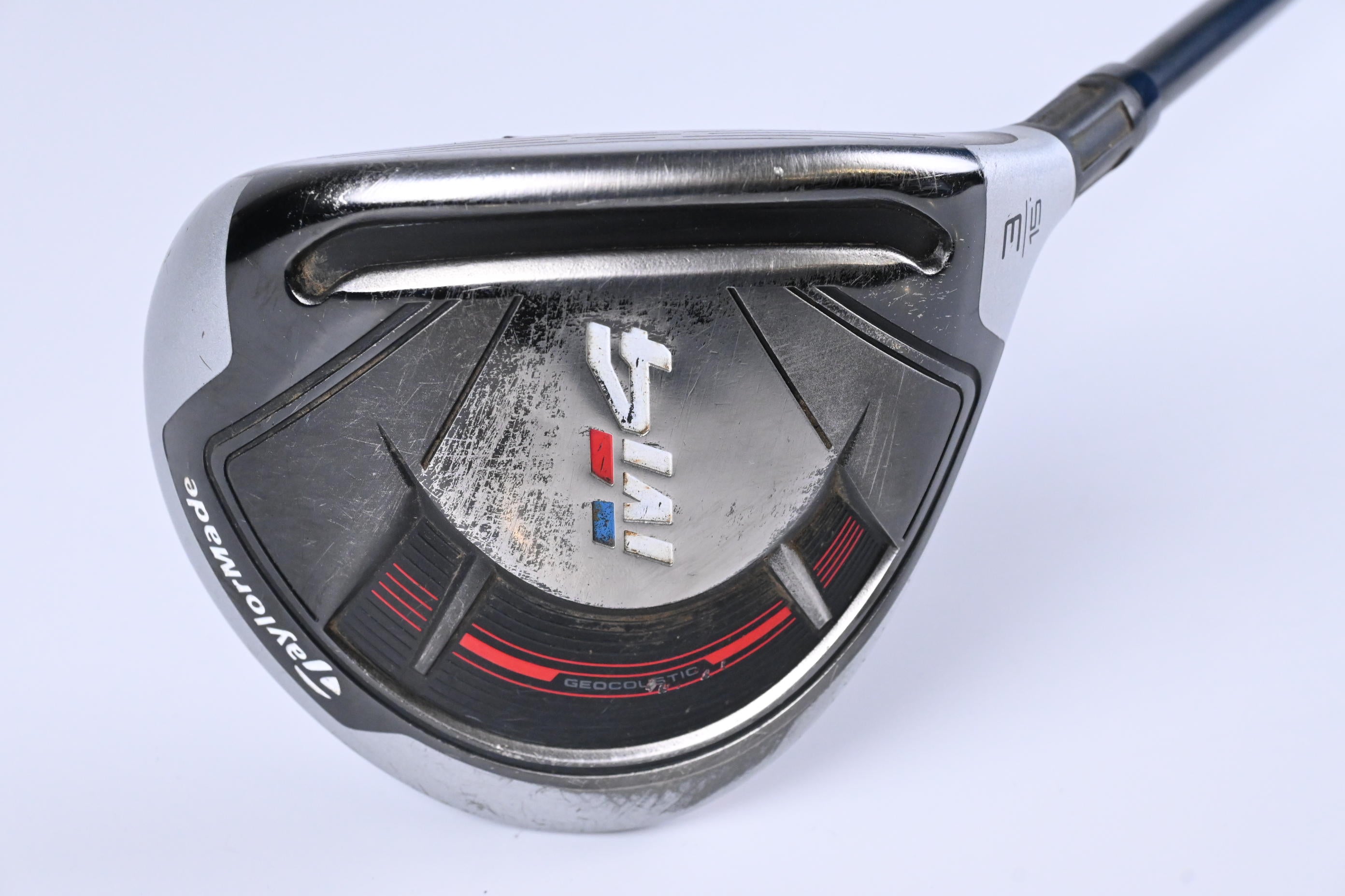 Taylormade M4 #3 Wood / 15 Degree / Stiff Flex HZRDUS Red 62 Shaft