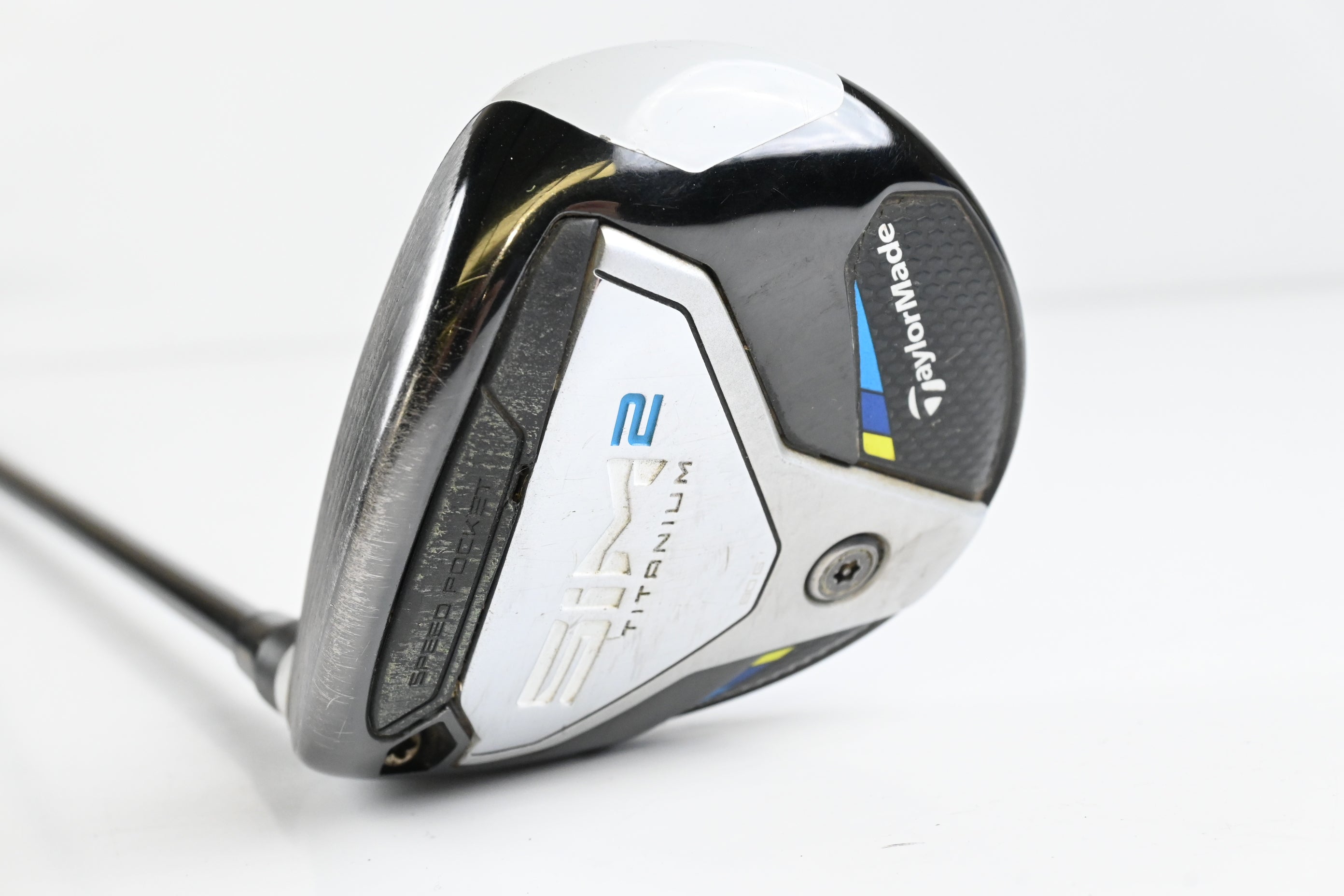 Left Hand Taylormade SIM2 Ti #3 Wood / 15 Degree / X-Flex HZRDUS Smoke Black RDX