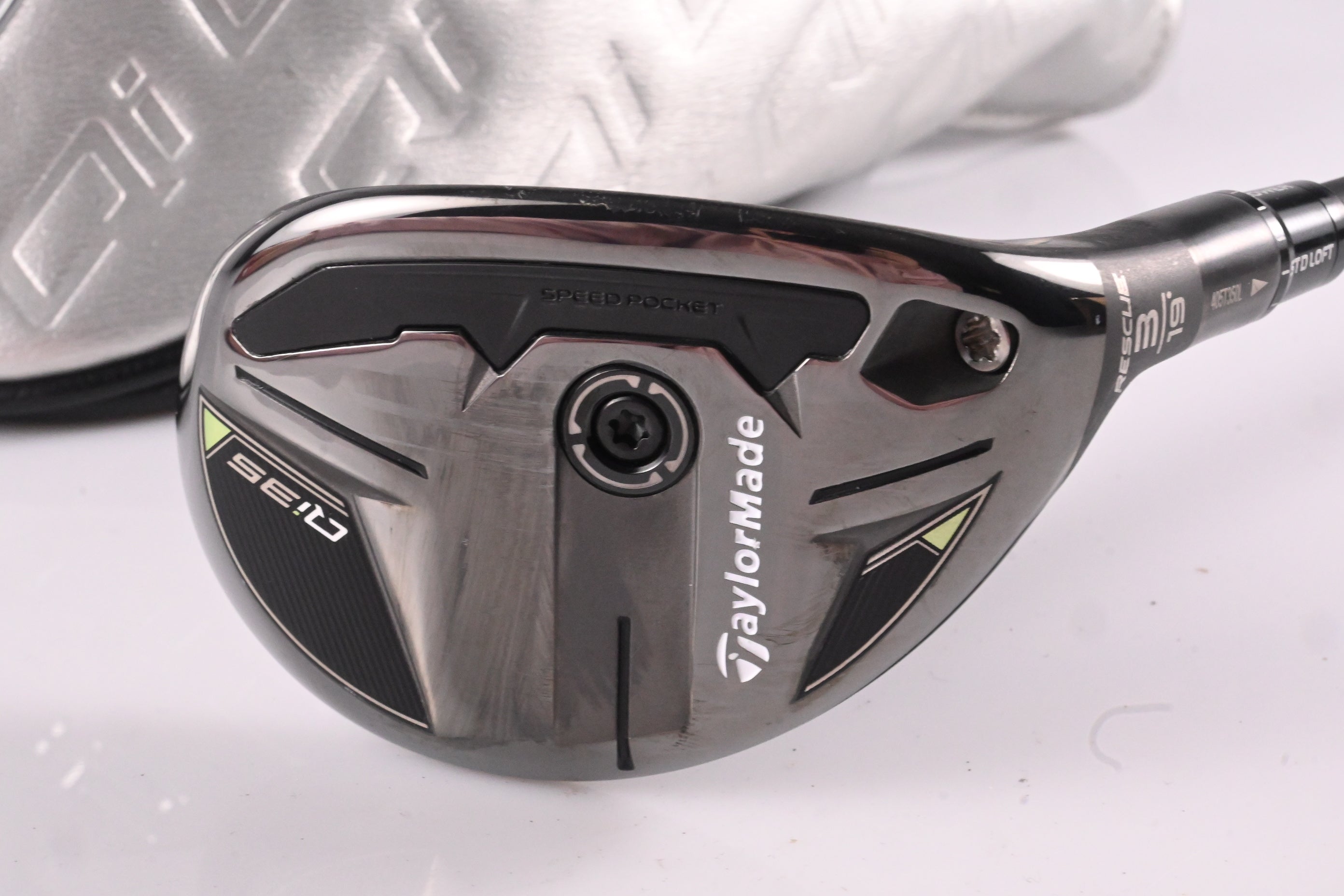 Taylormade Qi35 #3 Hybrid / 19 Degree / Stiff Flex Tensei AV Blue 75 Shaft